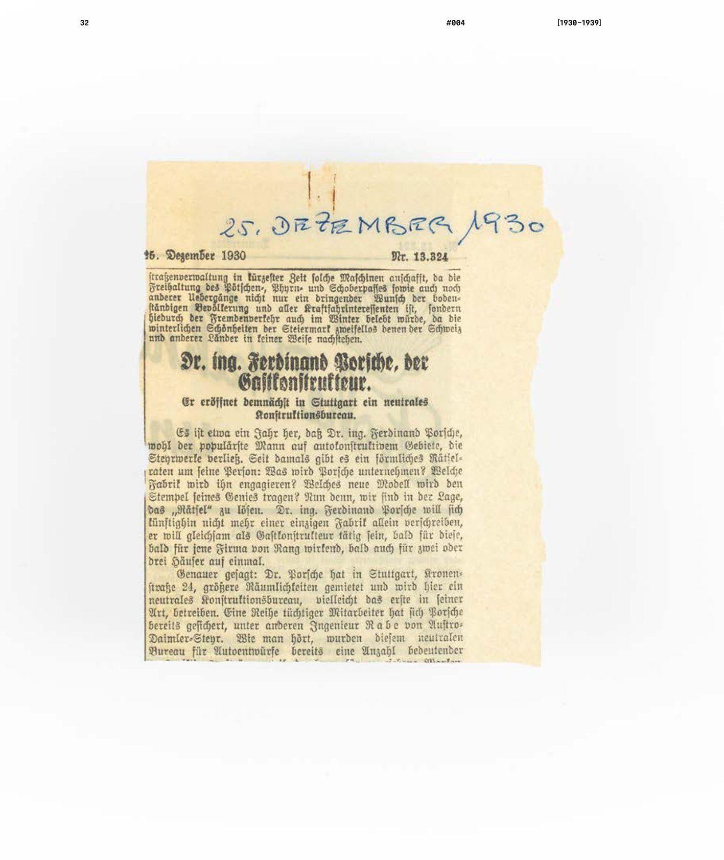 Beispielinhalt (Bild) Porsche Archive(s) unlocked