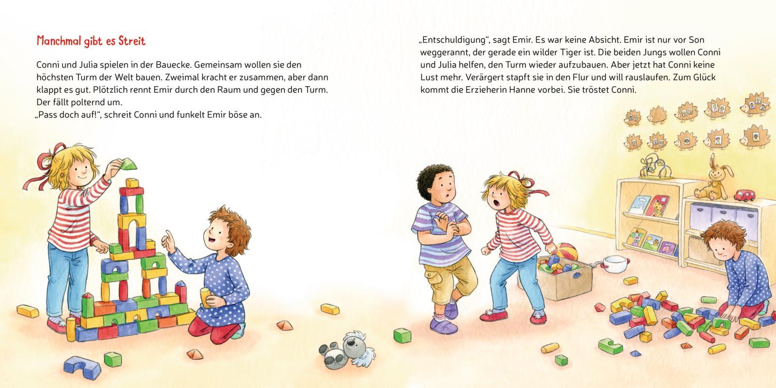 Beispielinhalt (Bild) LESEMAUS 97: Conni lernt teilen, vertrauen und sich vertragen