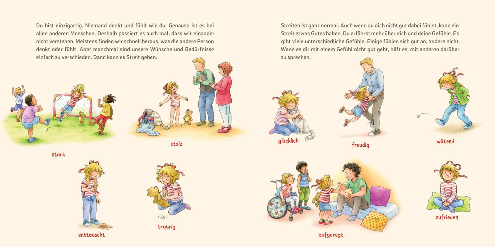 Beispielinhalt (Bild) LESEMAUS 97: Conni lernt teilen, vertrauen und sich vertragen