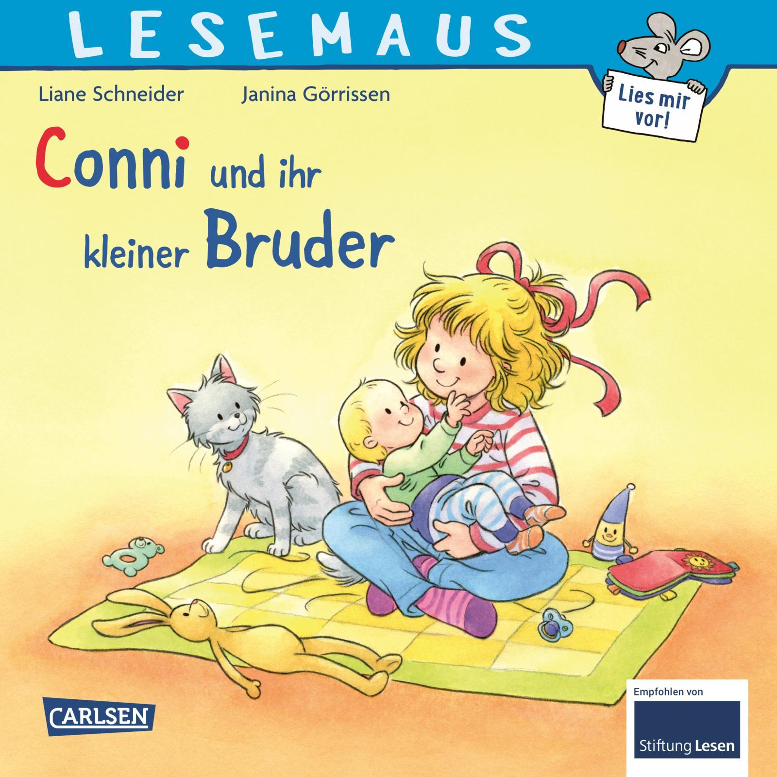 Vorderes Coverbild LESEMAUS 23: Conni und ihr kleiner Bruder