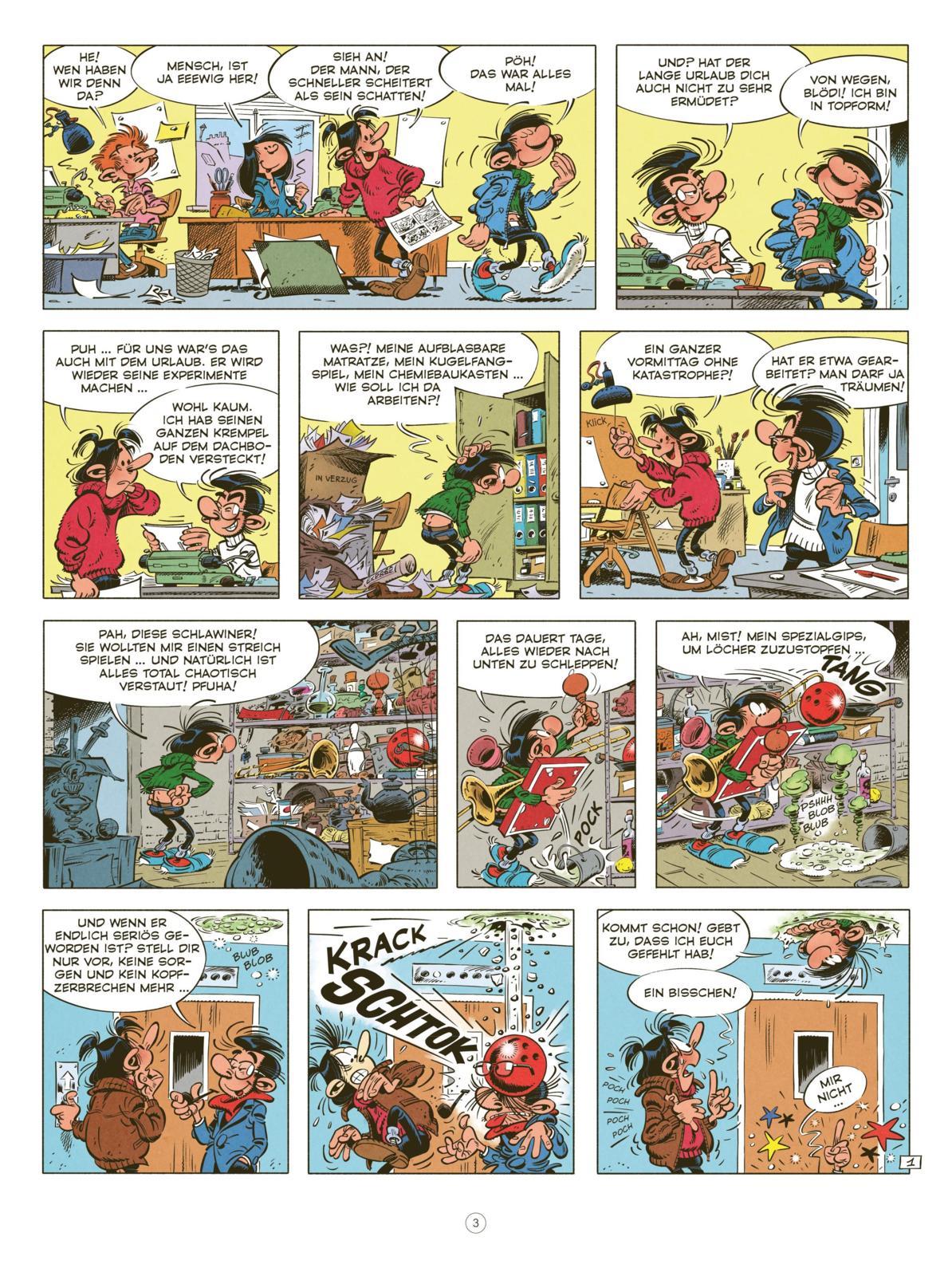 Beispielinhalt (Bild) Gaston Neuedition 22: Die Rückkehr eines Chaoten