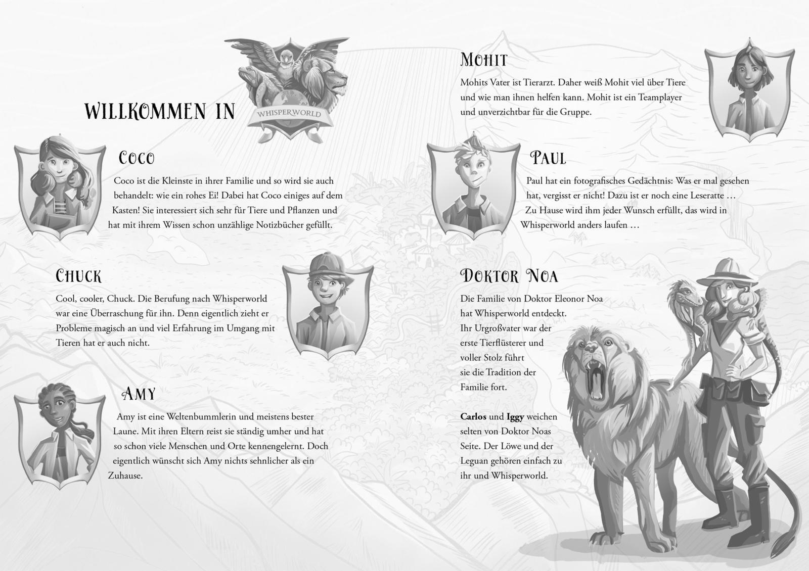 Beispielinhalt (Bild) Whisperworld 1: Aufbruch ins Land der Tierflüsterer