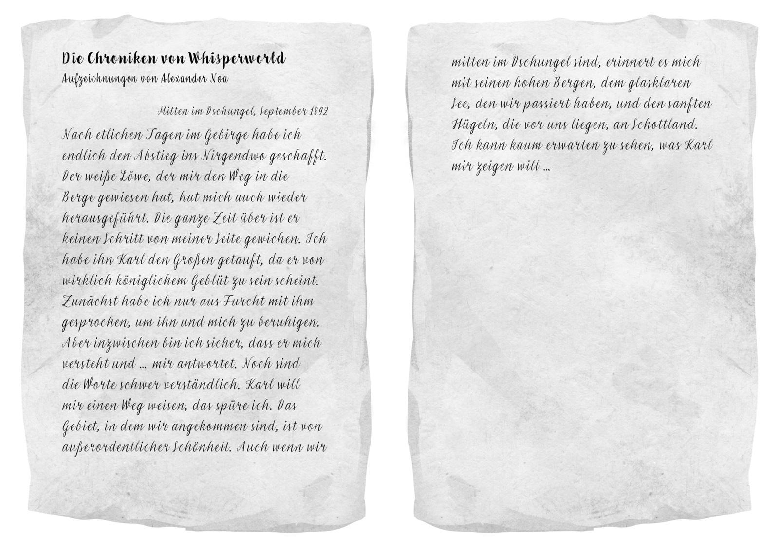 Beispielinhalt (Bild) Whisperworld 1: Aufbruch ins Land der Tierflüsterer