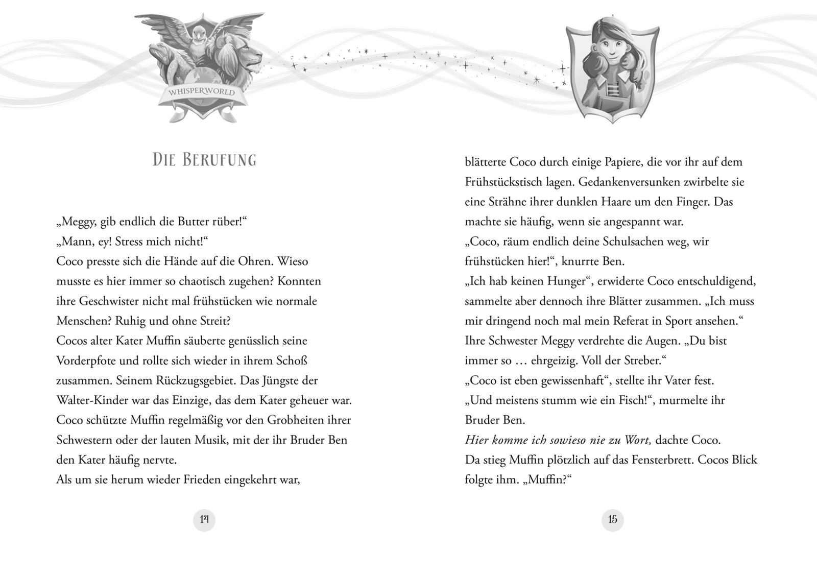 Beispielinhalt (Bild) Whisperworld 1: Aufbruch ins Land der Tierflüsterer