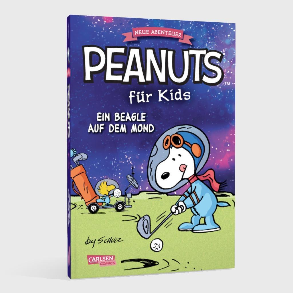 Beispielinhalt (Bild) Peanuts für Kids - Neue Abenteuer 1: Ein Beagle auf dem Mond
