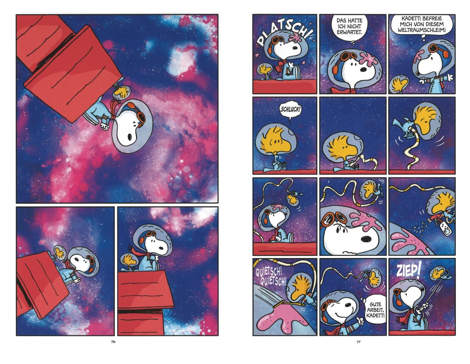 Beispielinhalt (Bild) Peanuts für Kids - Neue Abenteuer 1: Ein Beagle auf dem Mond