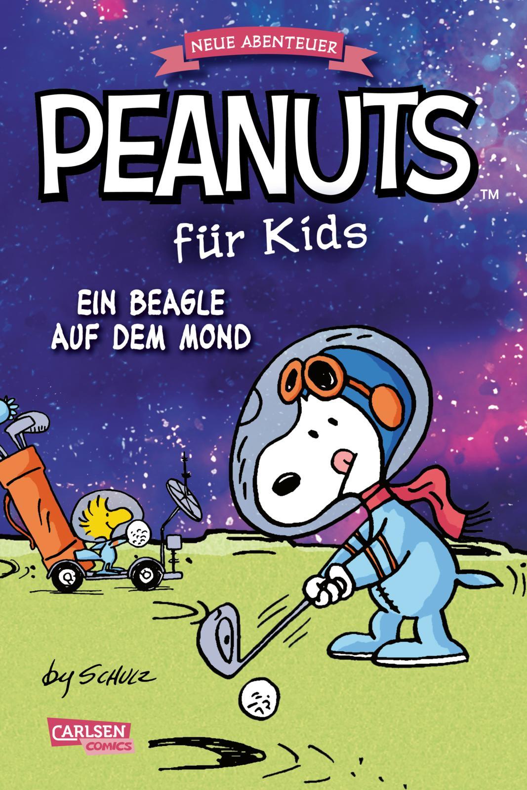 Vorderes Coverbild Peanuts für Kids - Neue Abenteuer 1: Ein Beagle auf dem Mond