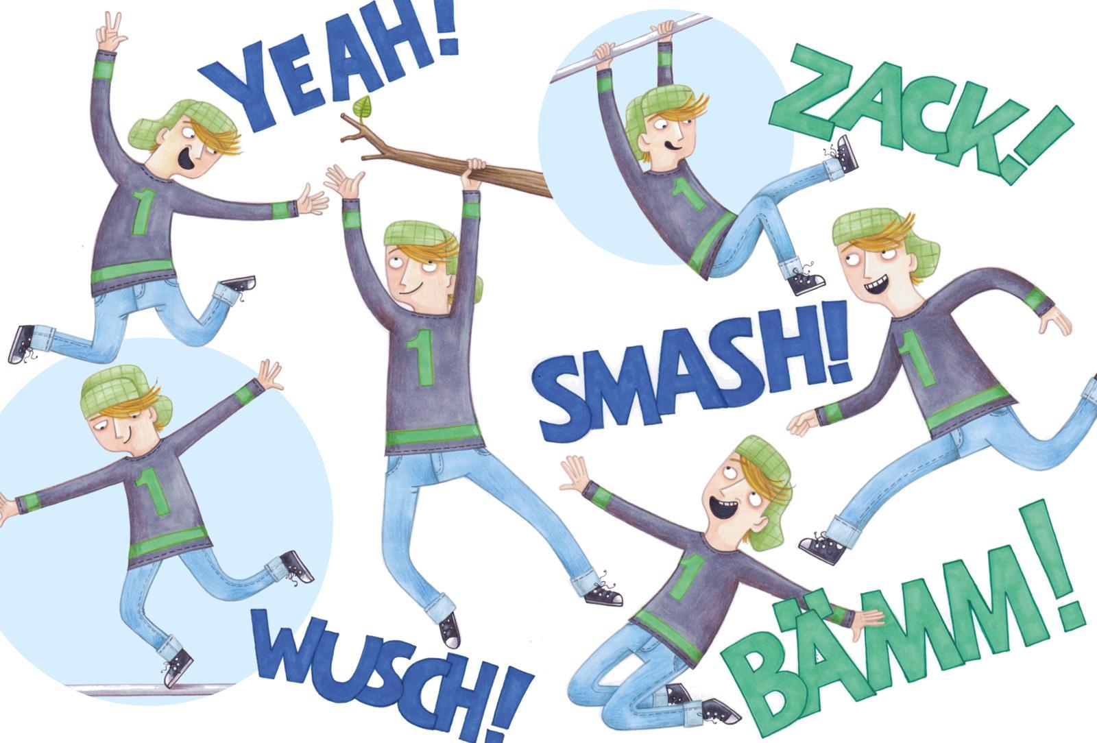 Beispielinhalt (Bild) Die Flegel-AG: Gib mir ein F!