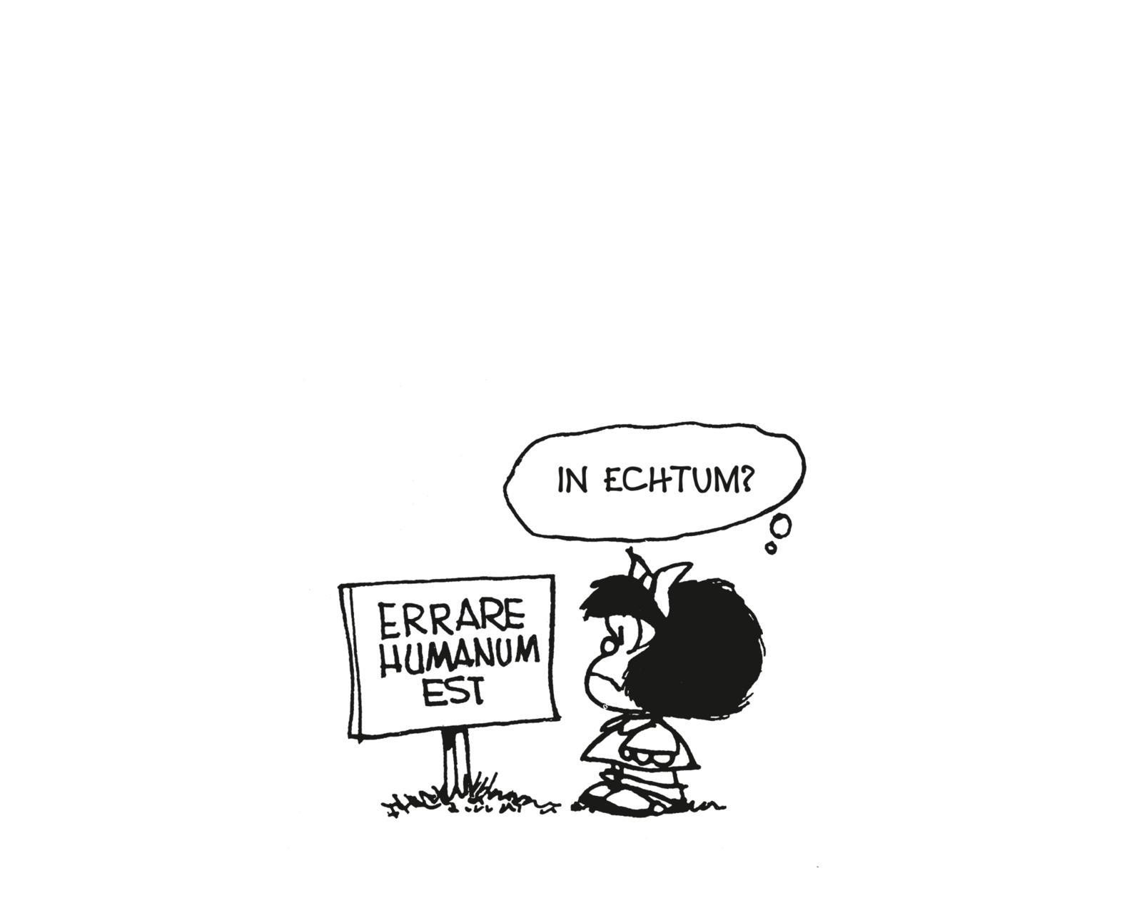 Beispielinhalt (Bild) 60 Jahre Mafalda