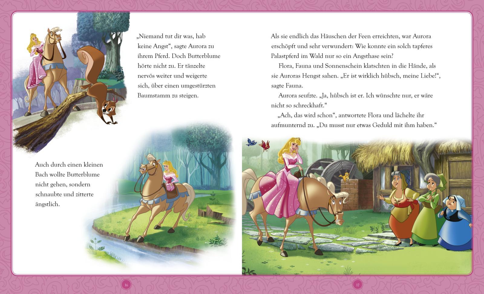 Beispielinhalt (Bild) Disney Silver-Edition: Das große Buch mit den besten Geschichten - Disney Prinzessinnen