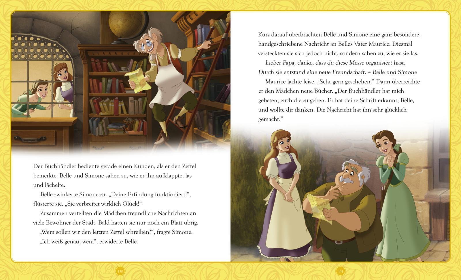 Beispielinhalt (Bild) Disney Silver-Edition: Das große Buch mit den besten Geschichten - Disney Prinzessinnen