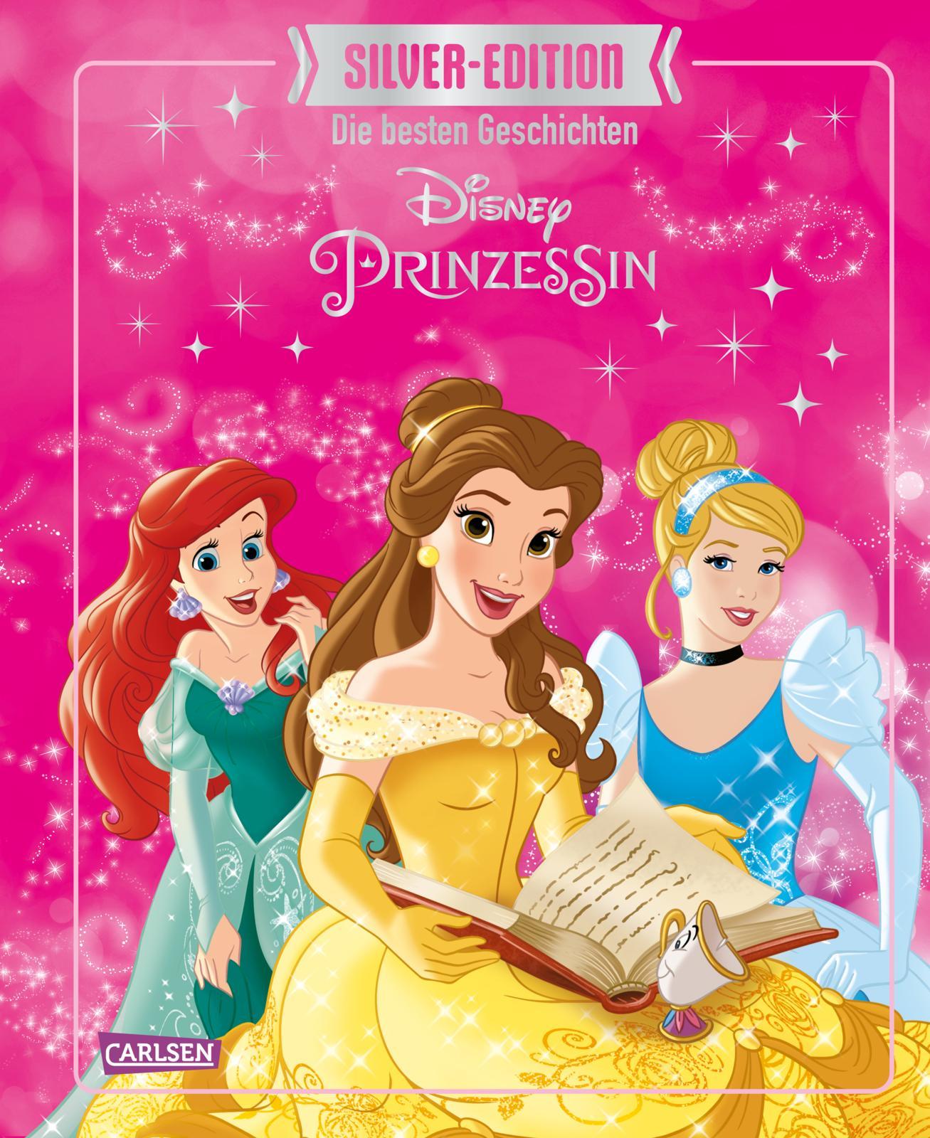 Vorderes Coverbild Disney Silver-Edition: Das große Buch mit den besten Geschichten - Disney Prinzessinnen