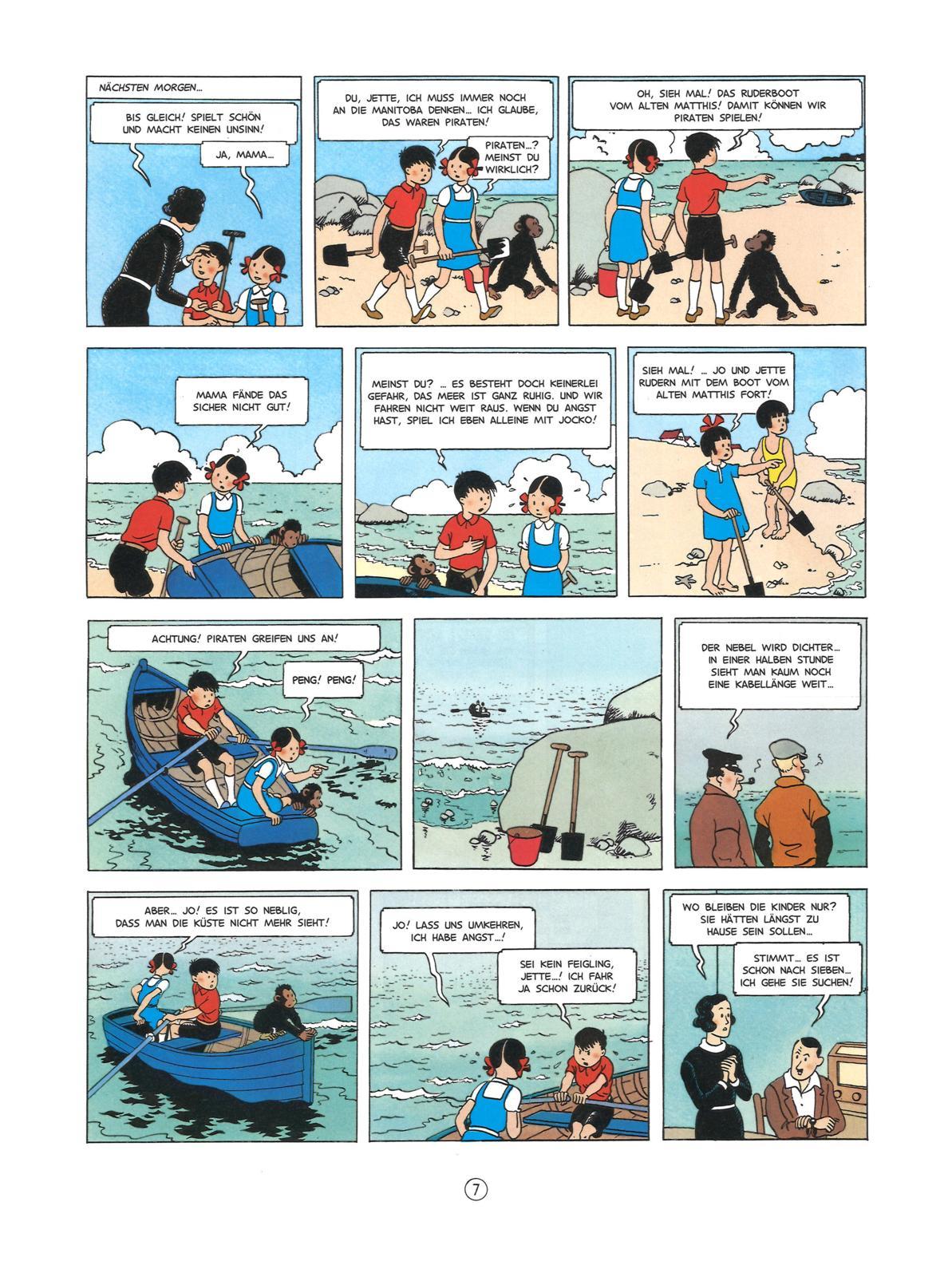 Beispielinhalt (Bild) Die Abenteuer von Jo, Jette und Jocko: Gesamtausgabe