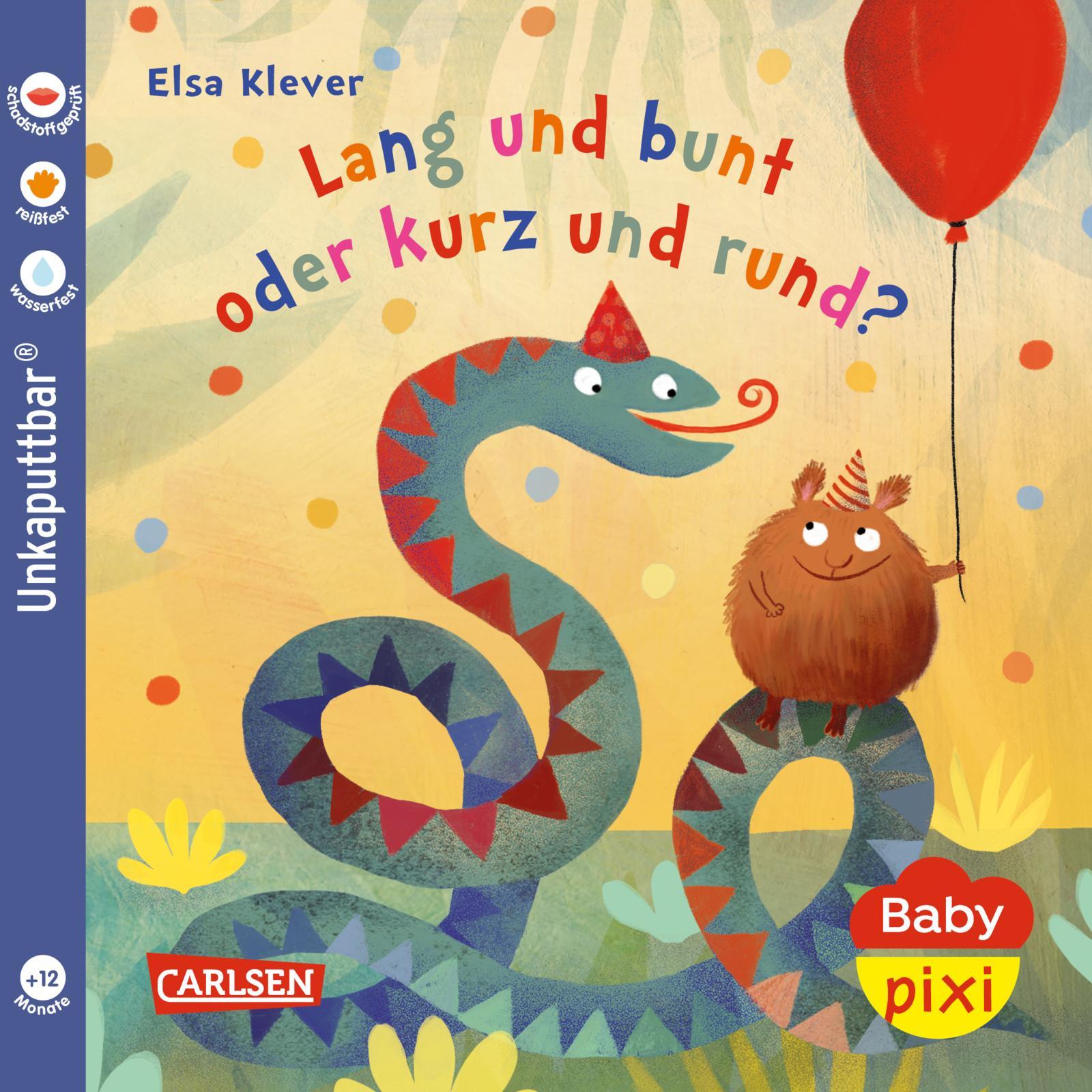 Vorderes Coverbild Baby Pixi (unkaputtbar) 130: Lang und bunt, kurz und rund