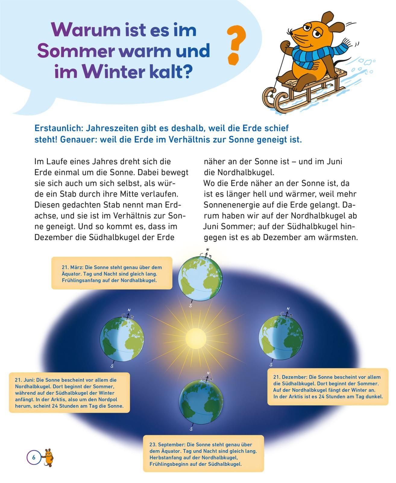 Beispielinhalt (Bild) Frag doch mal ... die Maus: Klima und Wetter
