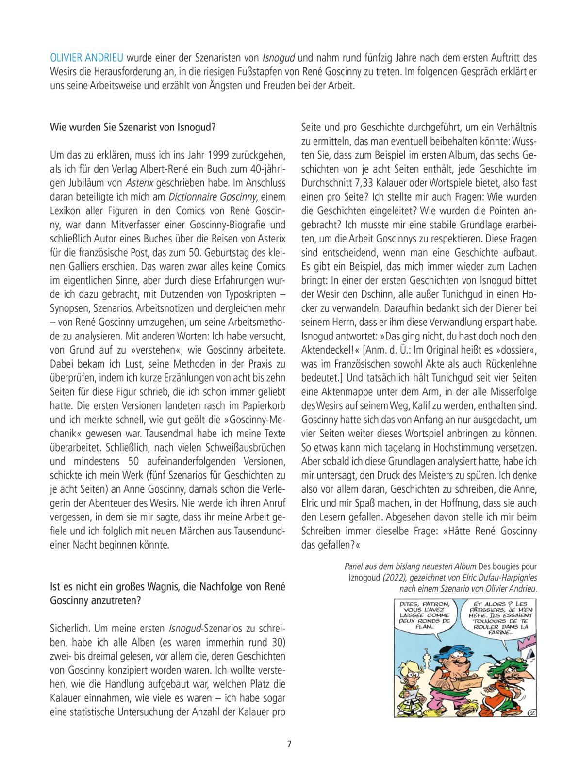 Beispielinhalt (Bild) Isnogud Collection: Die Goscinny- und Tabary-Jahre 1969-1972
