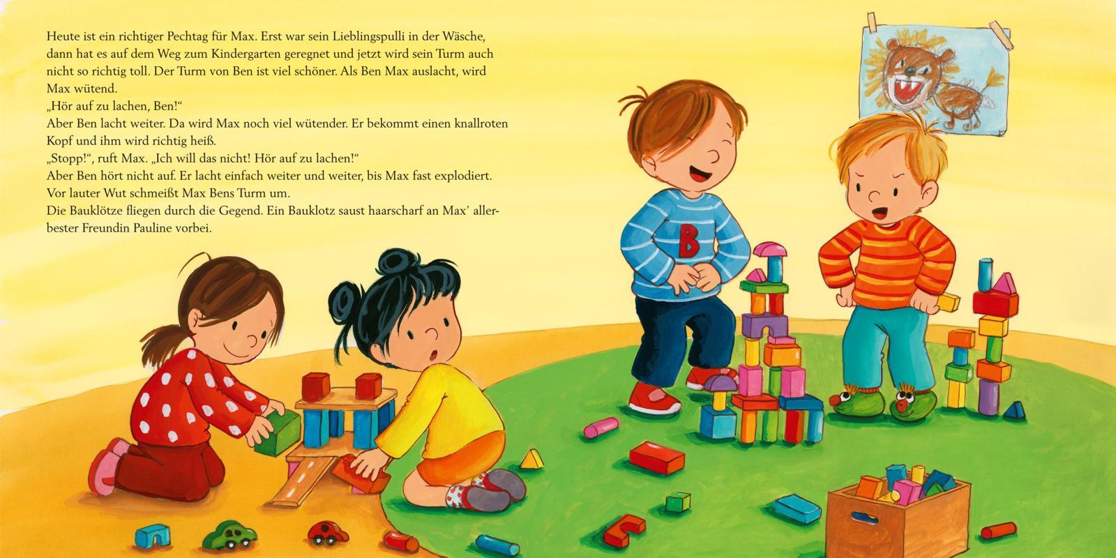 Beispielinhalt (Bild) LESEMAUS 153: Max ist wütend