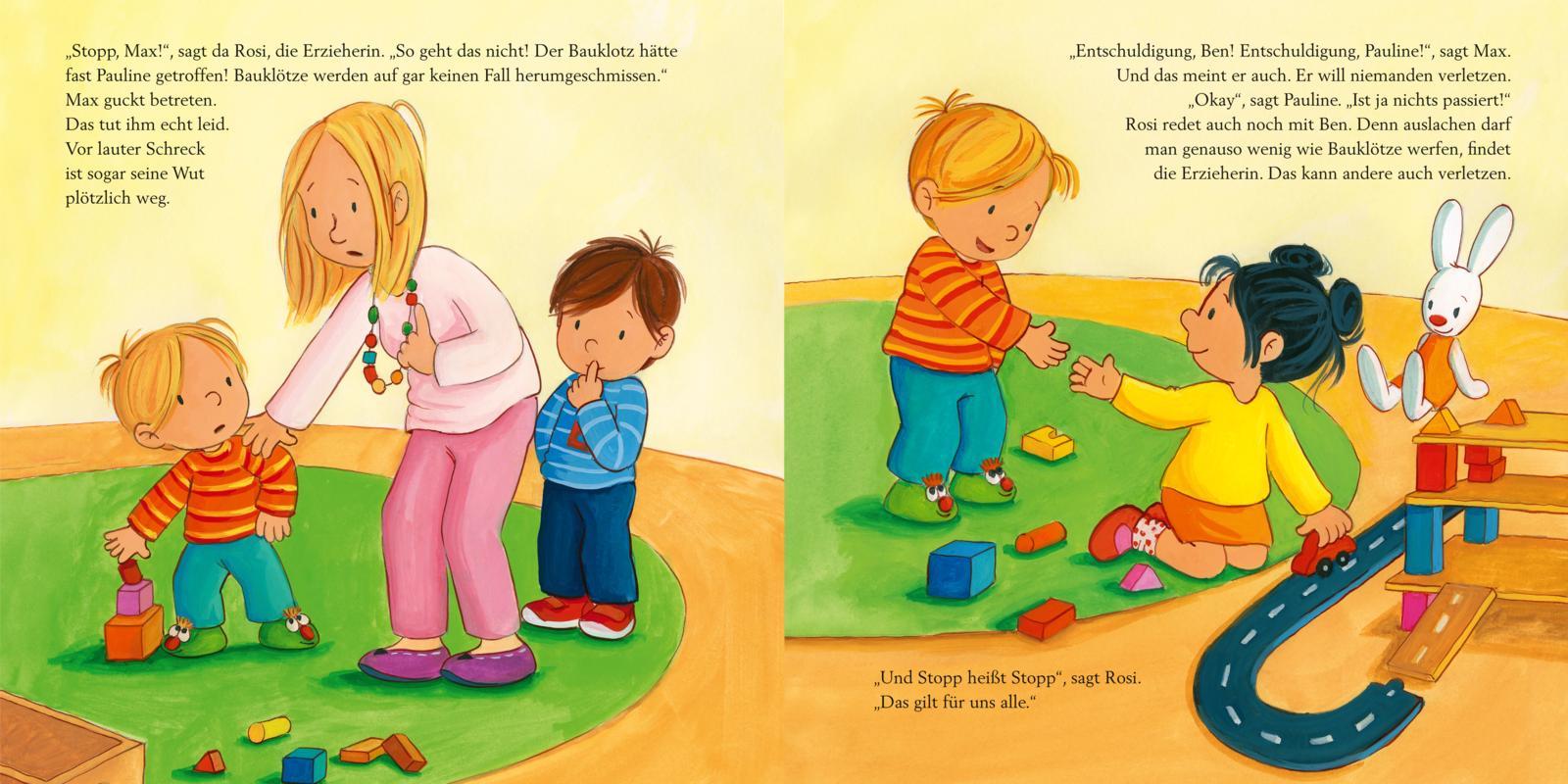 Beispielinhalt (Bild) LESEMAUS 153: Max ist wütend