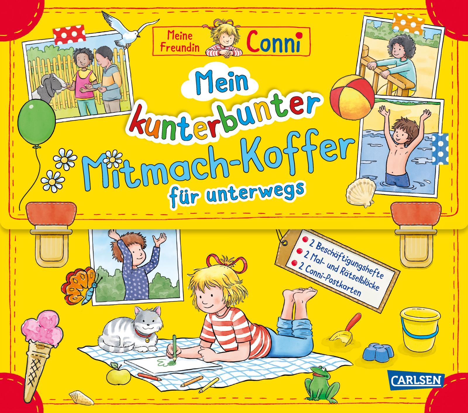Vorderes Coverbild Conni Gelbe Reihe (Beschäftigungsbuch): Mein kunterbunter Mitmach-Koffer für unterwegs