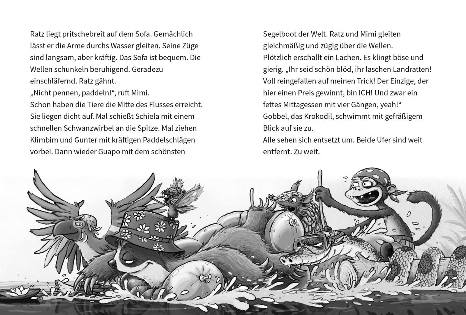 Beispielinhalt (Bild) Ratz und Mimi: Doppelband. Enthält die Bände: Ratz und Mimi (Band 1) / Sofa in Seenot (Band 2)
