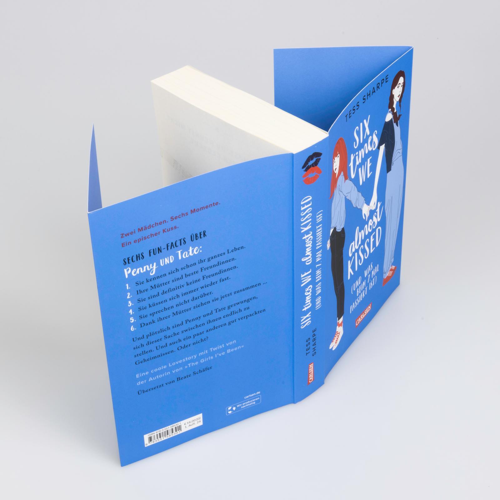 Beispielinhalt (Bild) Six times we almost kissed (und was beim siebten Mal passiert ist)