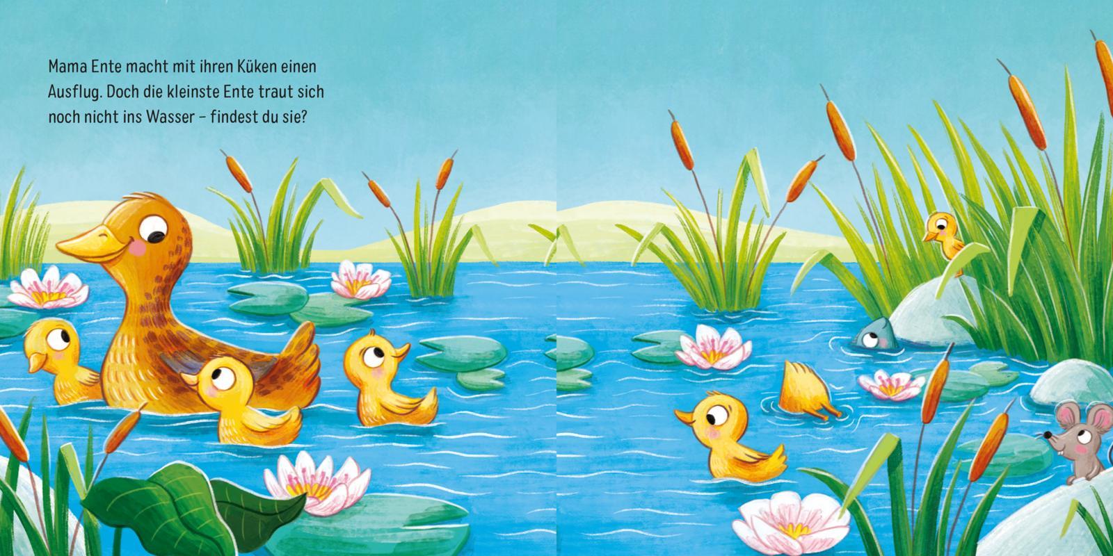 Beispielinhalt (Bild) Baby Pixi (unkaputtbar) 143: Mein Baby-Pixi-Buggybuch: Findest du die Tierkinder?