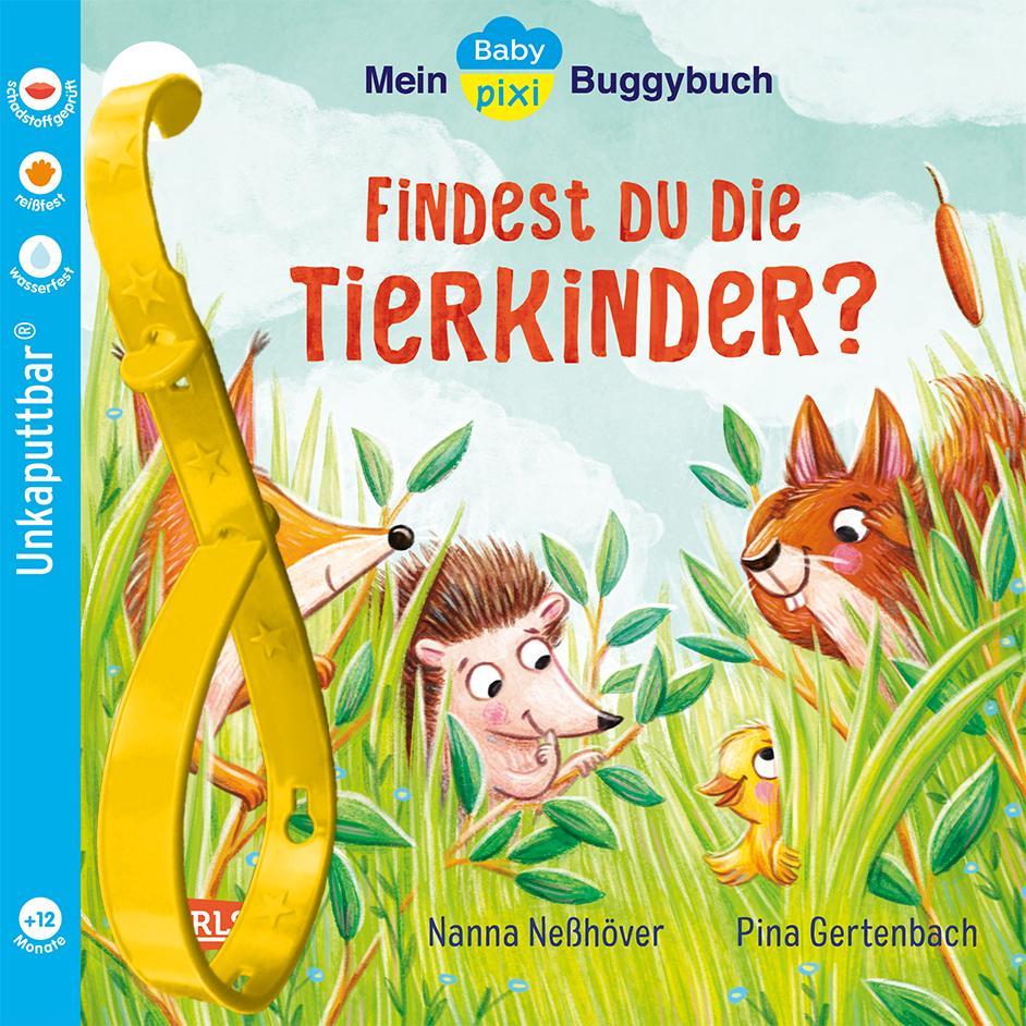 Vorderes Coverbild Baby Pixi (unkaputtbar) 143: Mein Baby-Pixi-Buggybuch: Findest du die Tierkinder?