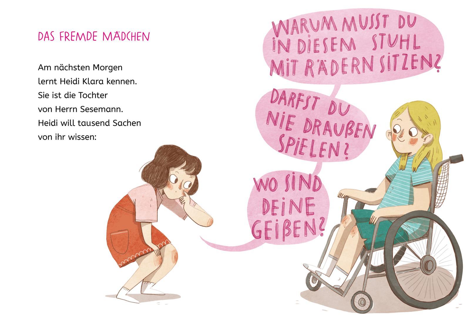 Beispielinhalt (Bild) Heidi in der großen Stadt