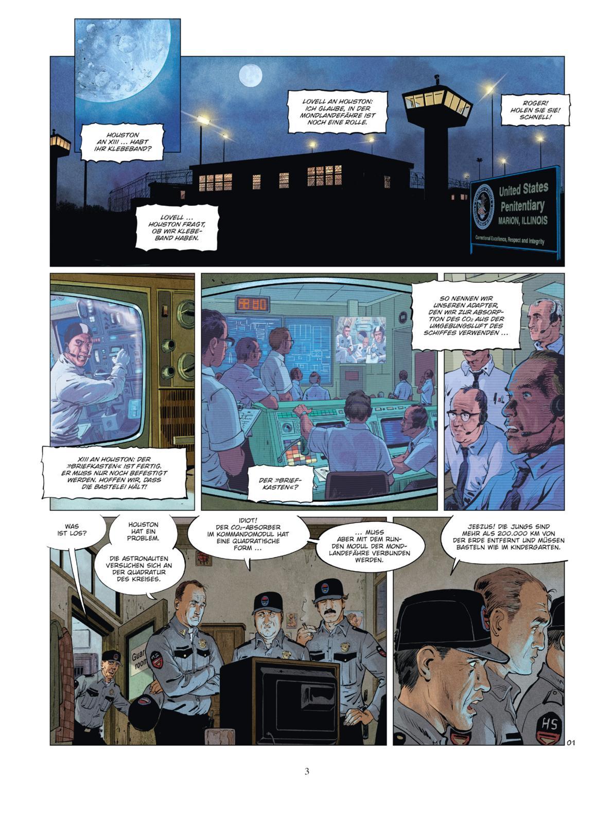 Beispielinhalt (Bild) XIII Trilogy 1: Jones: Azurschwarz