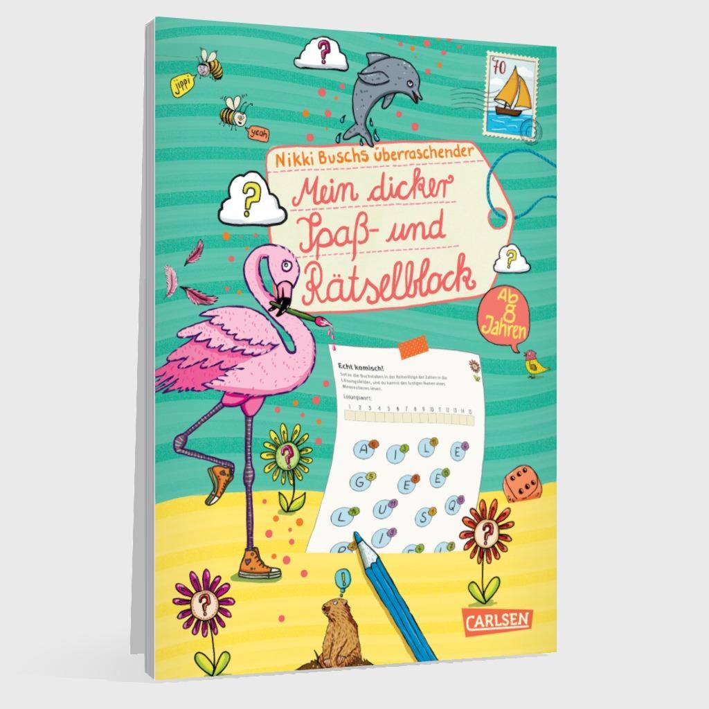 Beispielinhalt (Bild) Rätselspaß Grundschule: Mein dicker Spaß- und Rätselblock