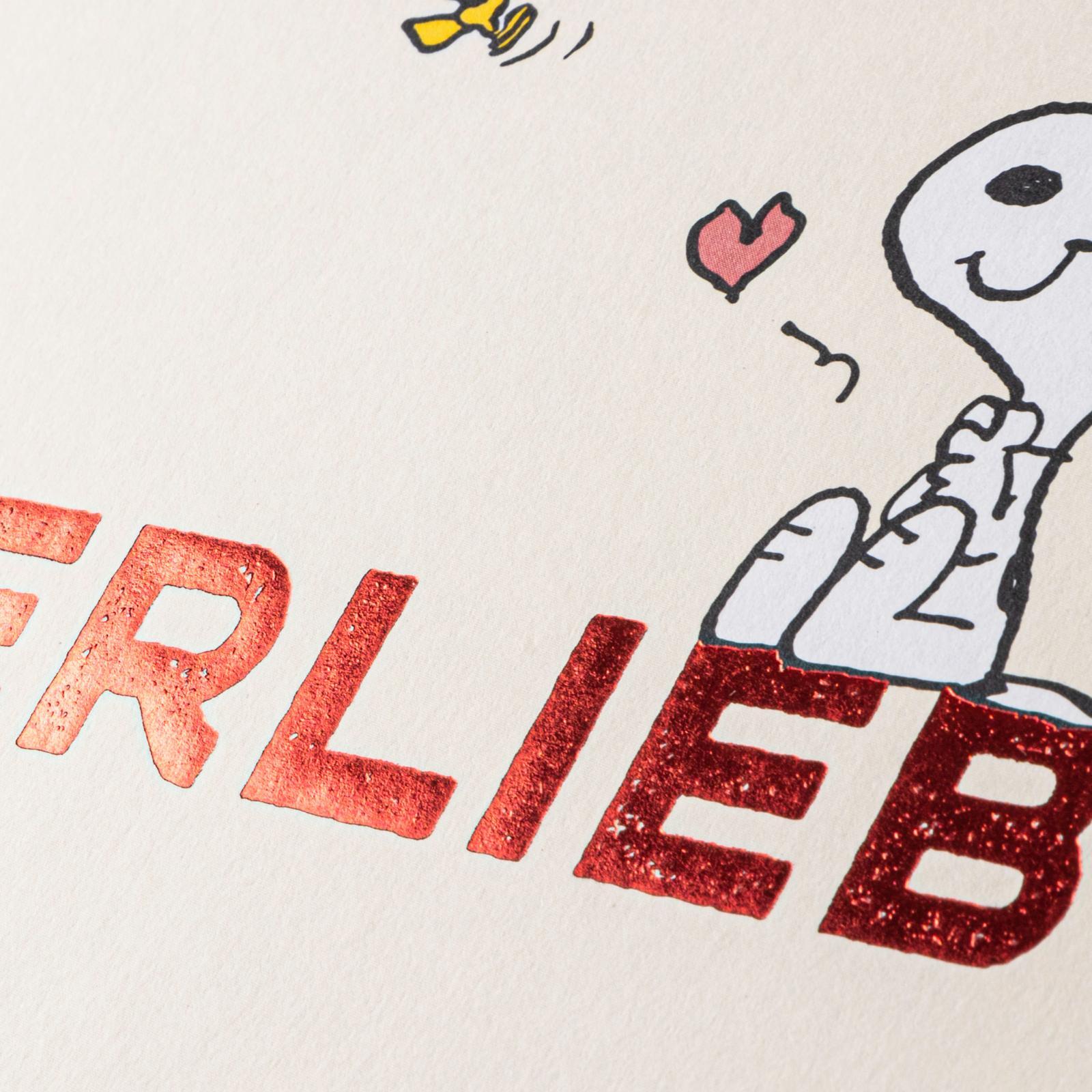 Beispielinhalt (Bild) Peanuts Geschenkbuch: Verliebt!