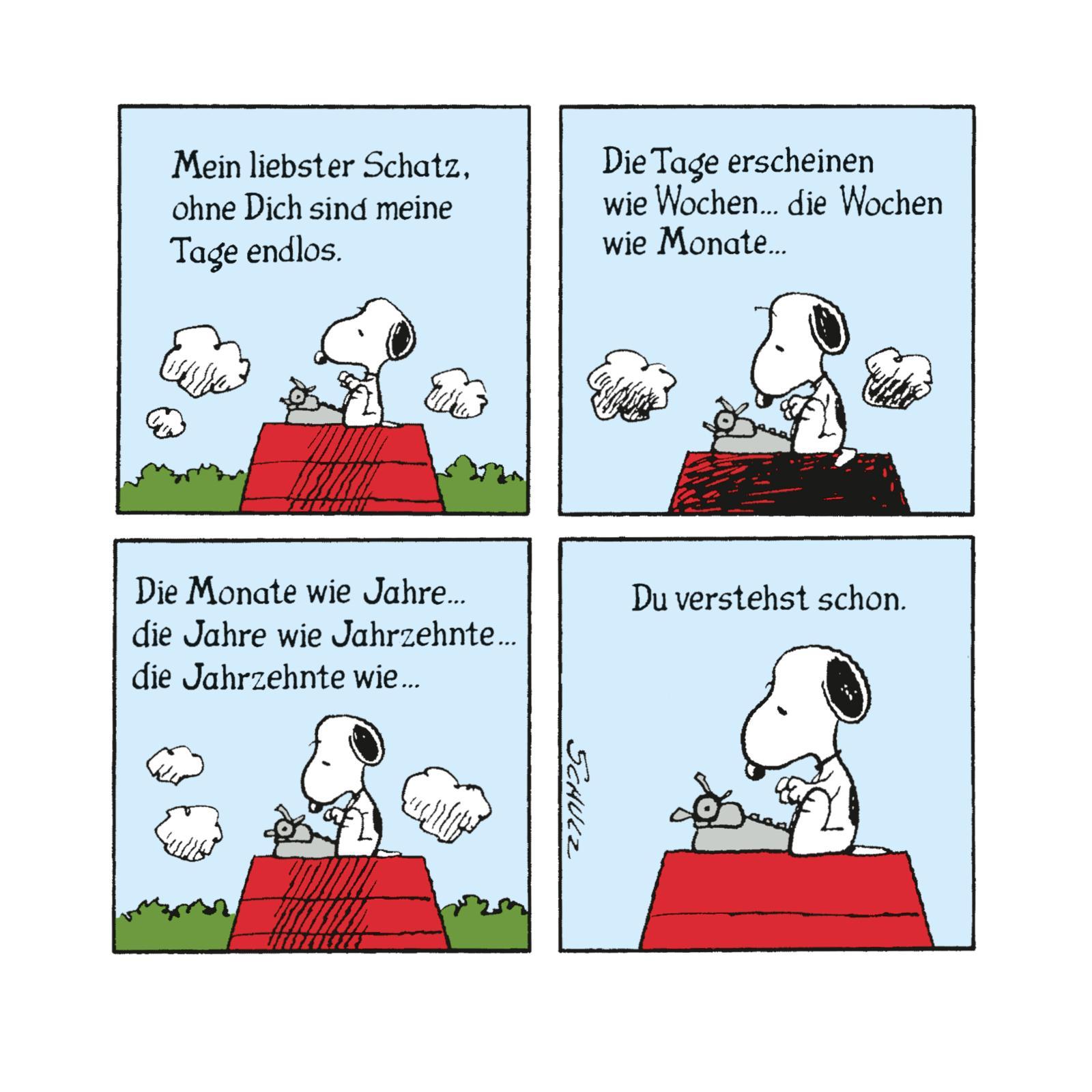 Beispielinhalt (Bild) Peanuts Geschenkbuch: Verliebt!