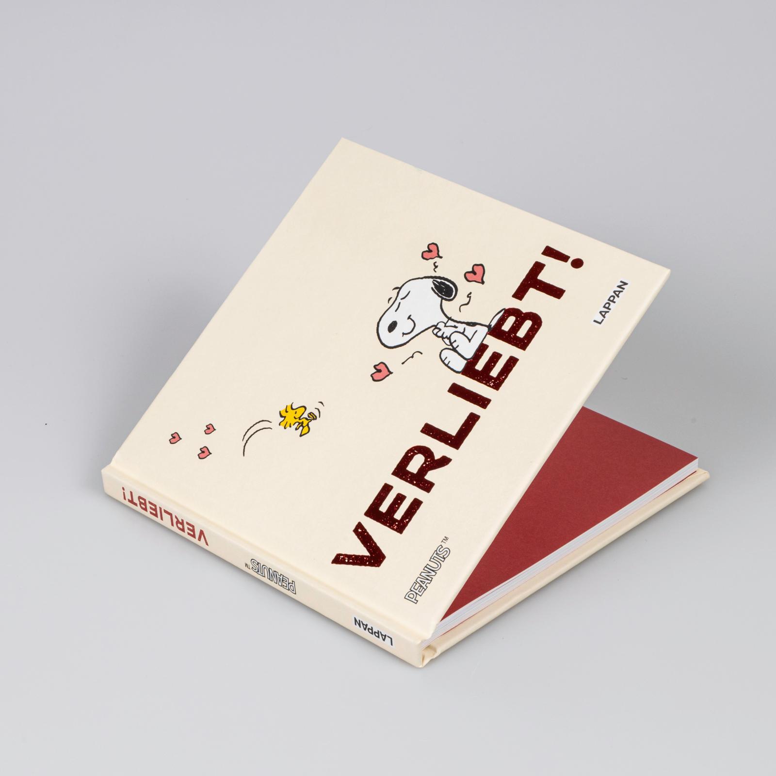 Beispielinhalt (Bild) Peanuts Geschenkbuch: Verliebt!