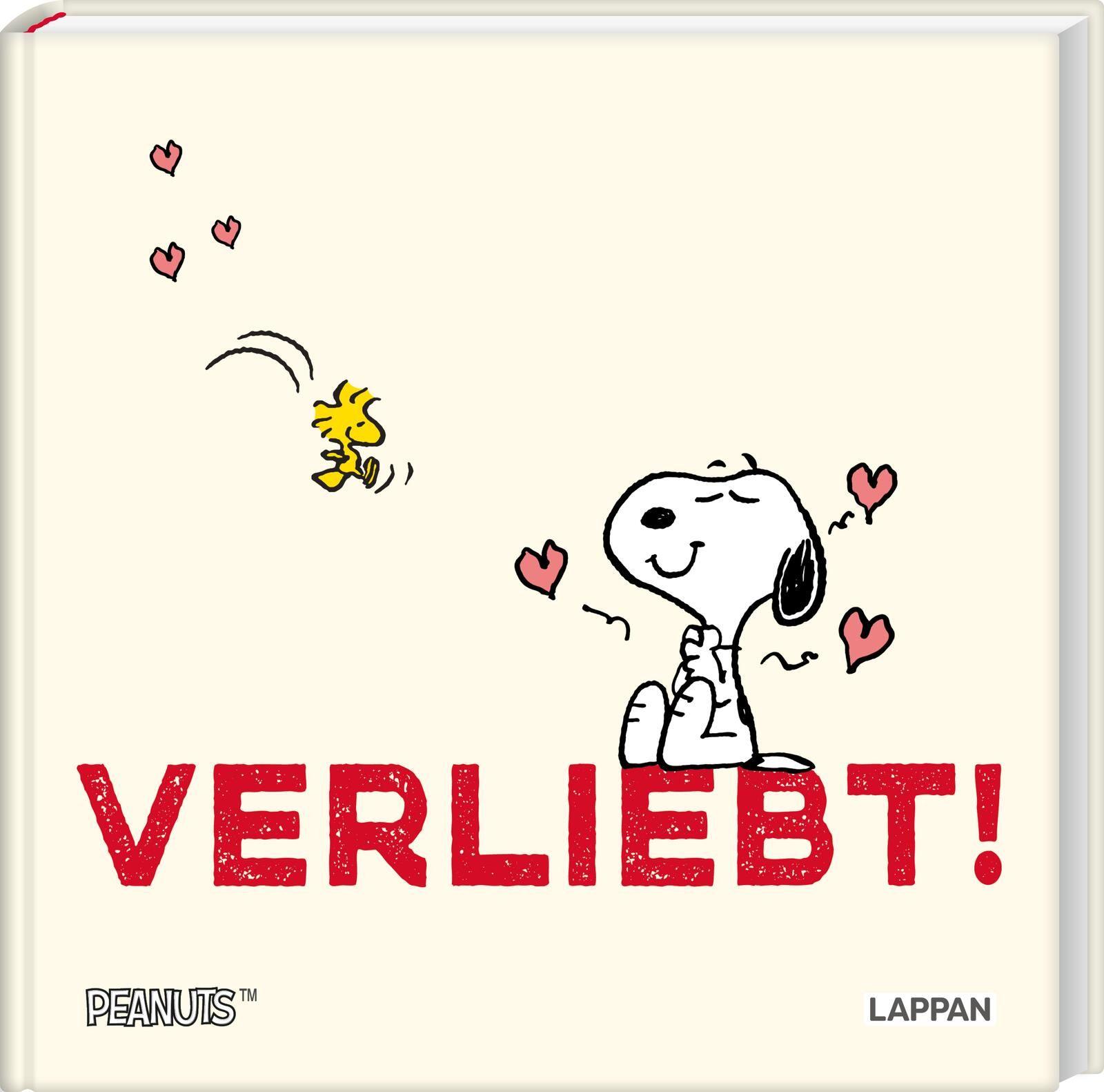Vorderes Coverbild Peanuts Geschenkbuch: Verliebt!