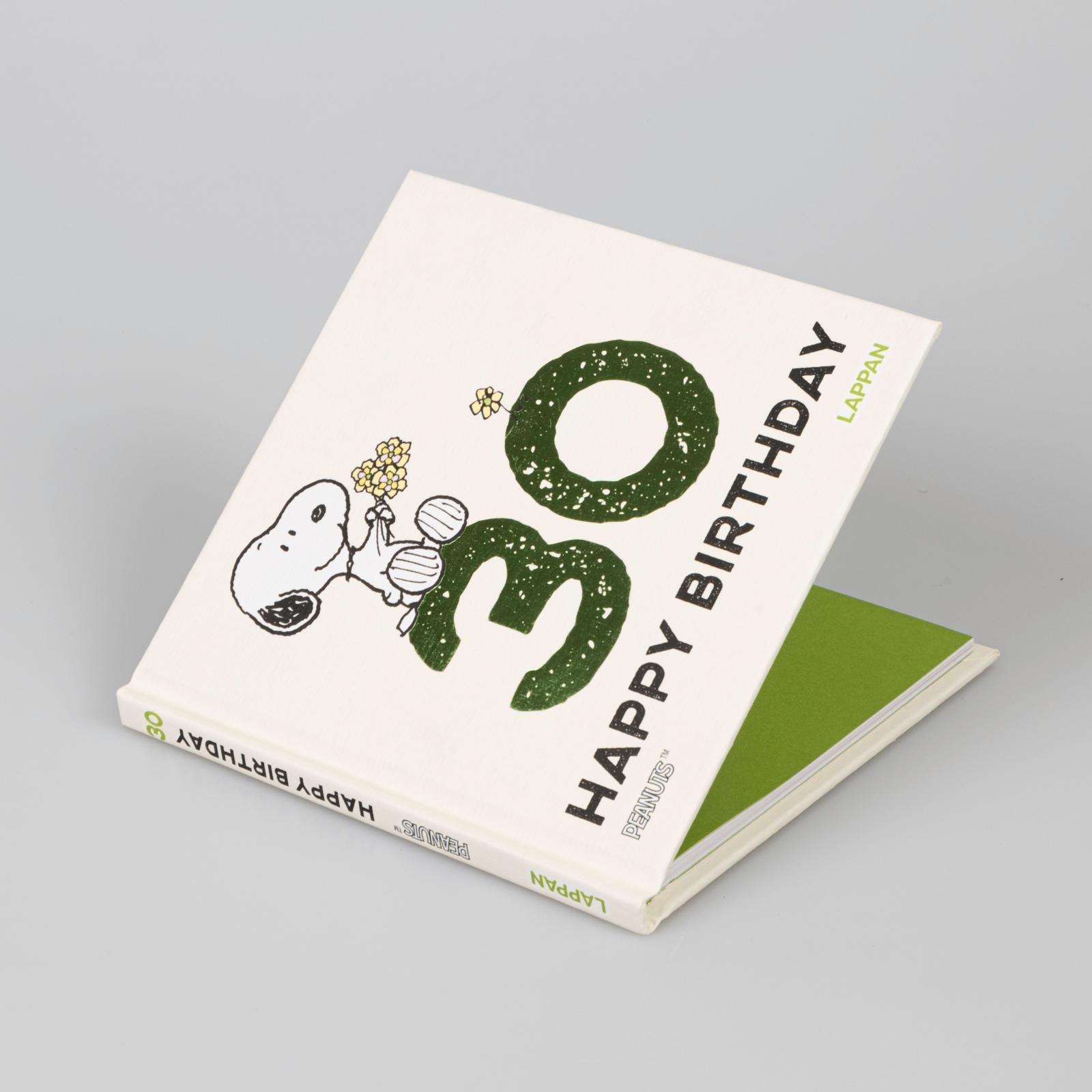 Beispielinhalt (Bild) Peanuts Geschenkbuch: Happy Birthday zum 30. Geburtstag