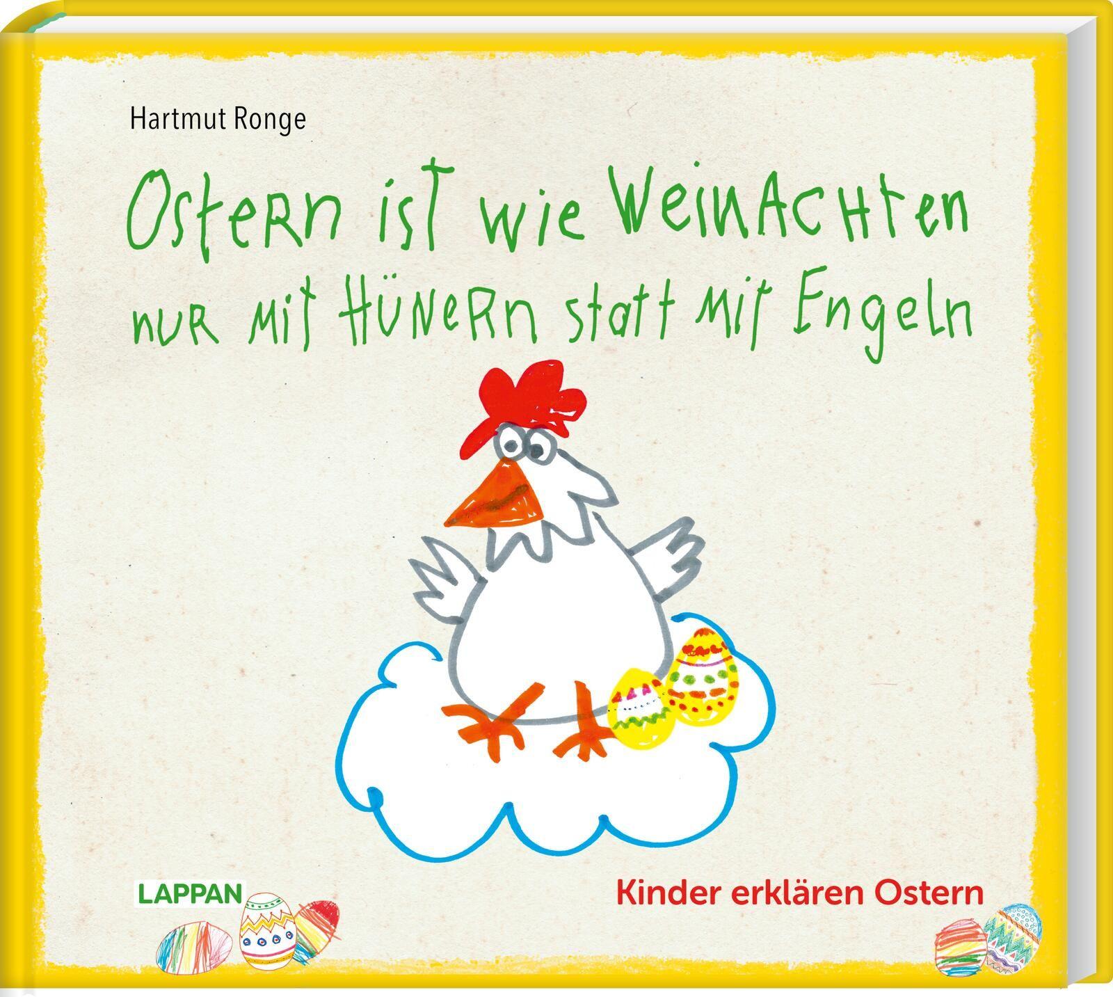 Vorderes Coverbild Ostern ist wie Weihnachten nur mit Hühnern statt mit Engeln