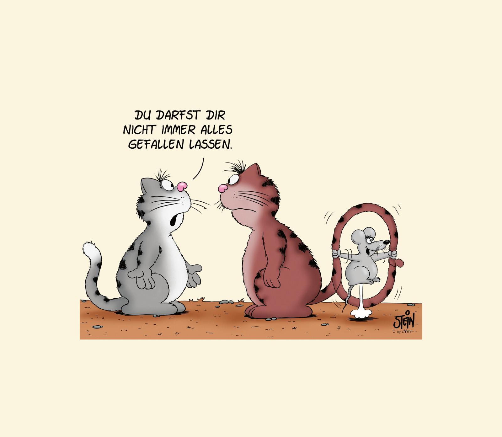 Beispielinhalt (Bild) Uli Stein für Tierfreunde: Alles für die Katz(e)