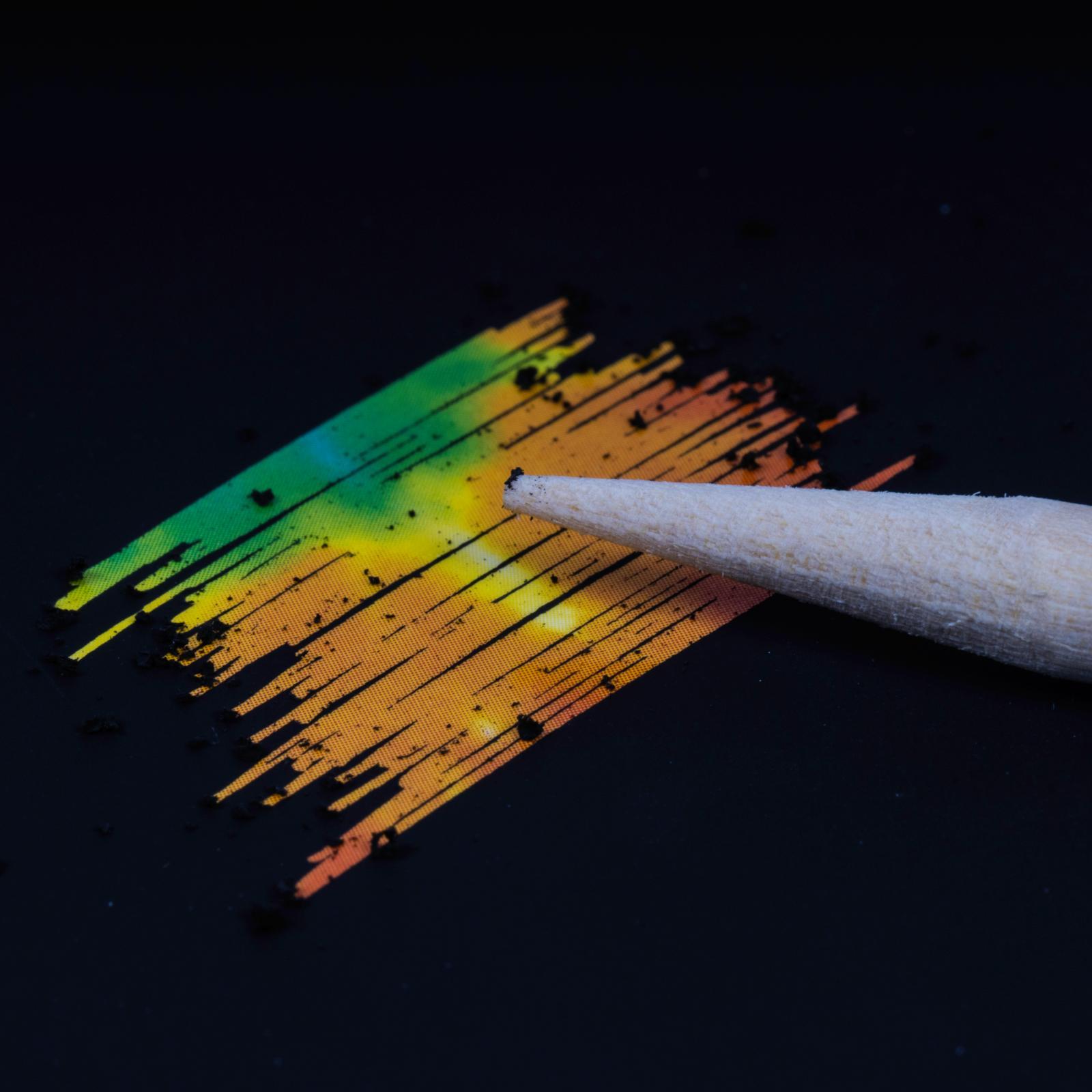 Beispielinhalt (Bild) Kratzbilder für Kinder: Kreative Kratzkunst: Muster