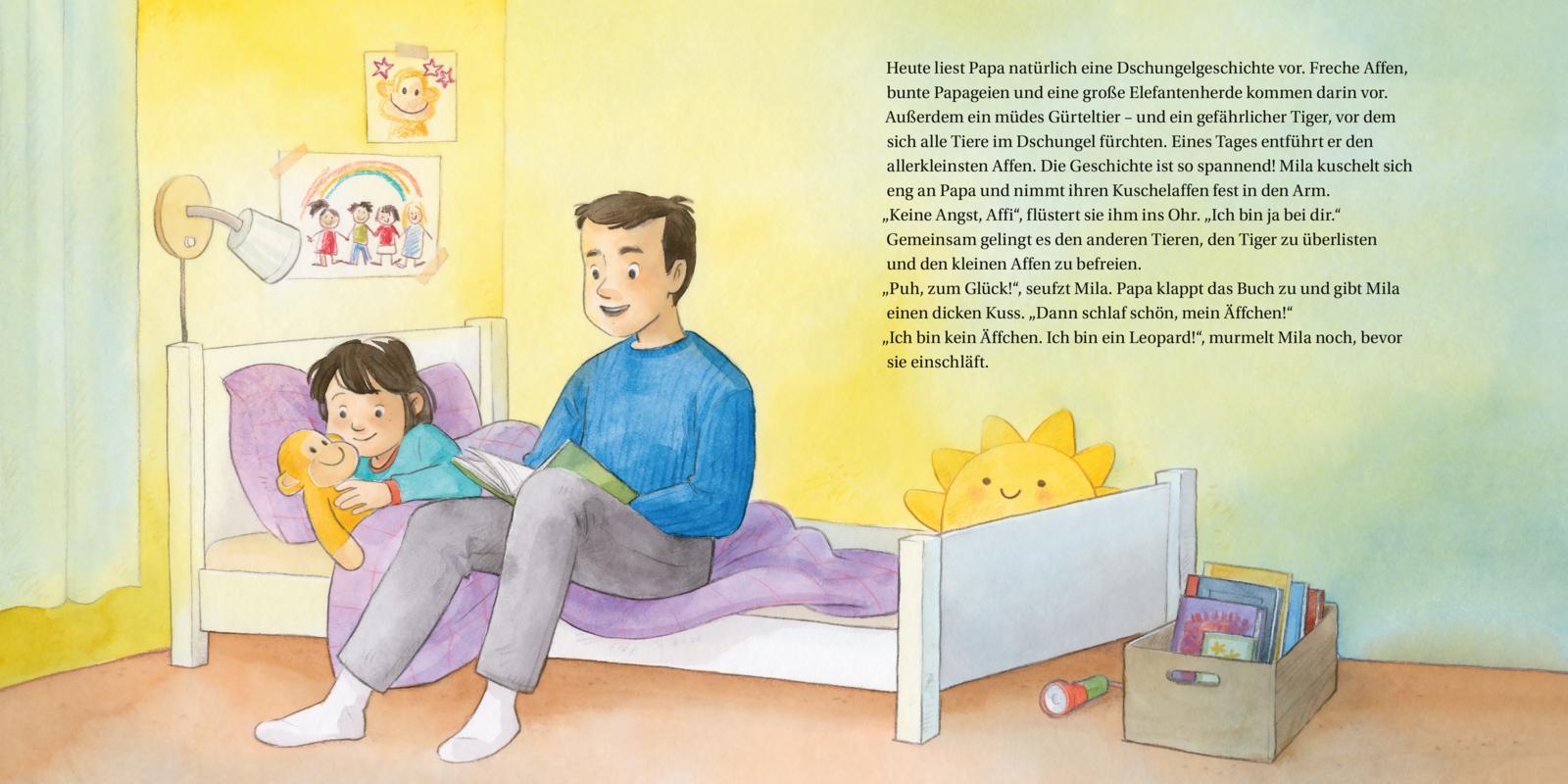 Beispielinhalt (Bild) LESEMAUS 212: Mila hat keine Angst im Dunkeln