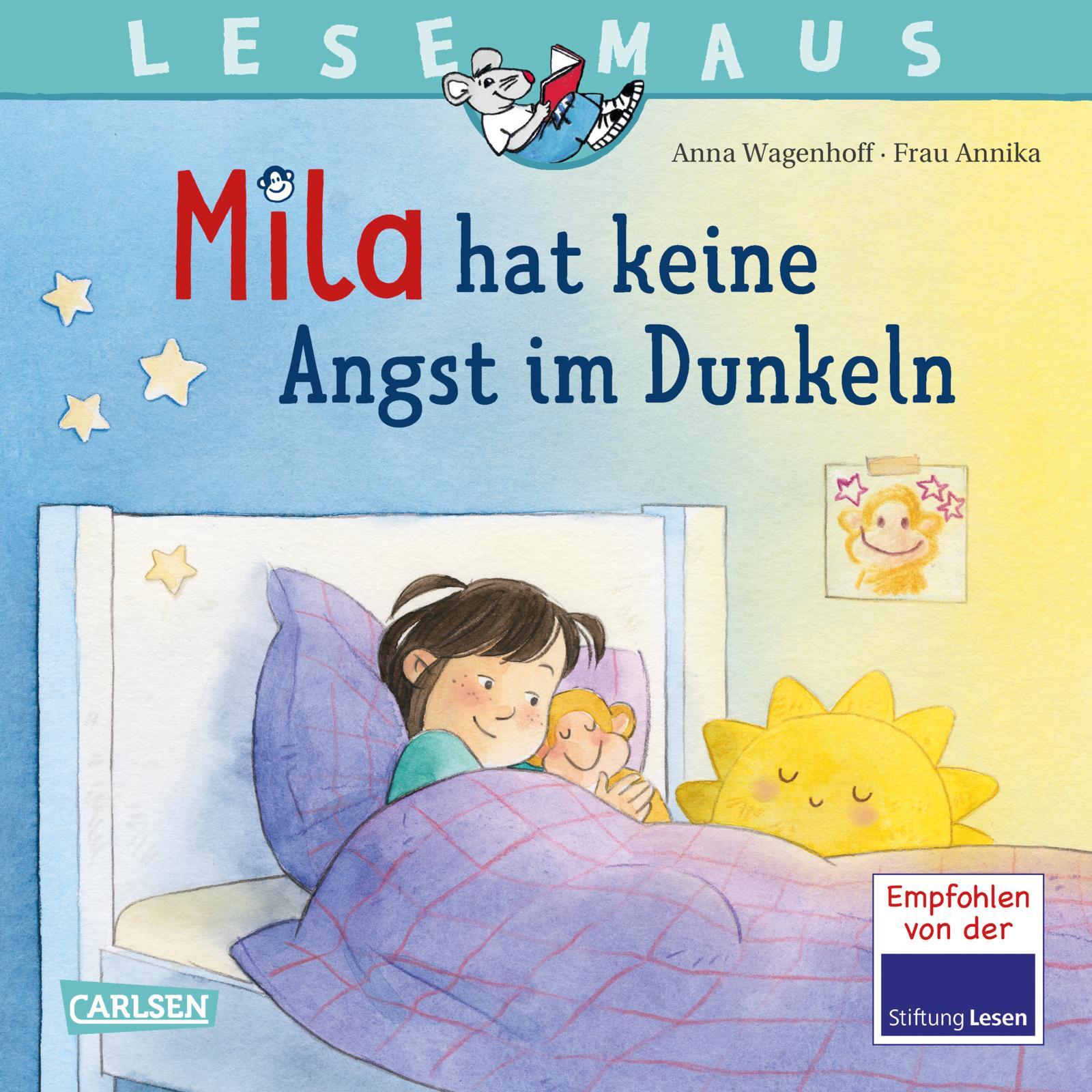 Vorderes Coverbild LESEMAUS 212: Mila hat keine Angst im Dunkeln