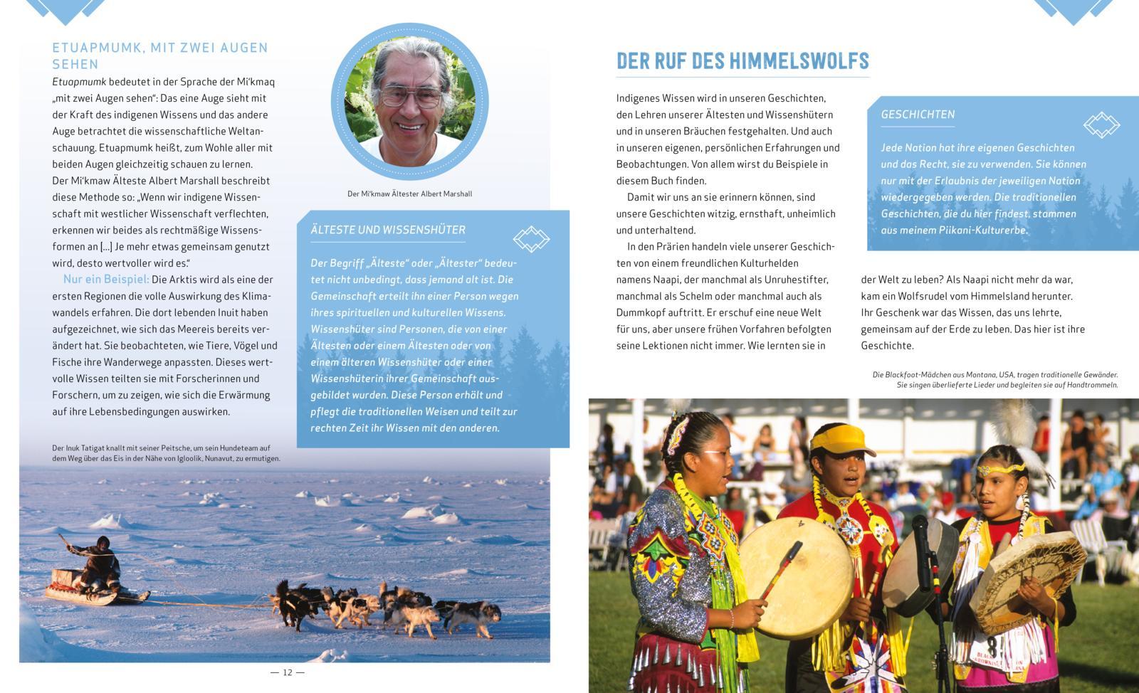 Beispielinhalt (Bild) Indigene Menschen aus Nordamerika erzählen