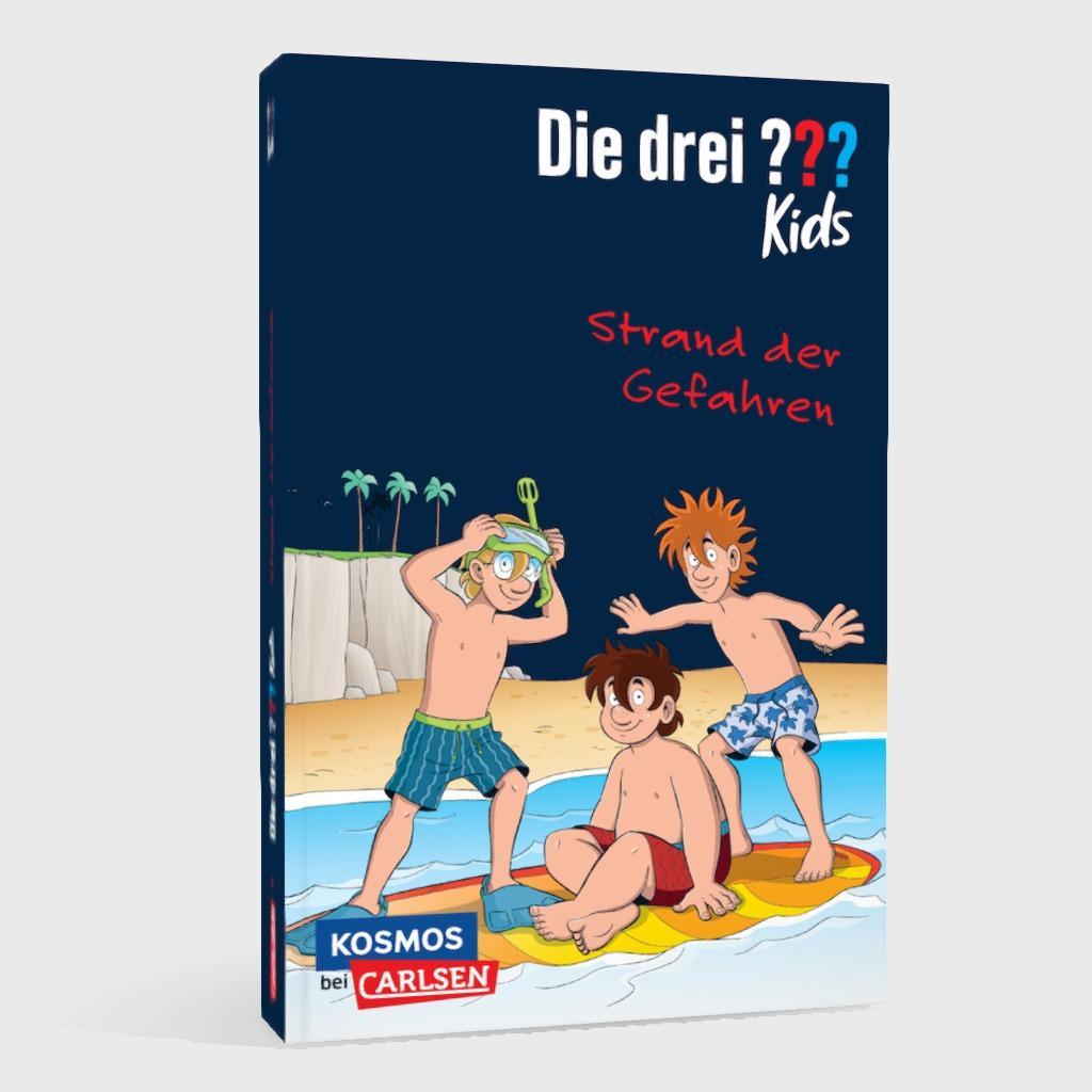 Beispielinhalt (Bild) Die drei ??? Kids: Strand der Gefahren - Dreifachband