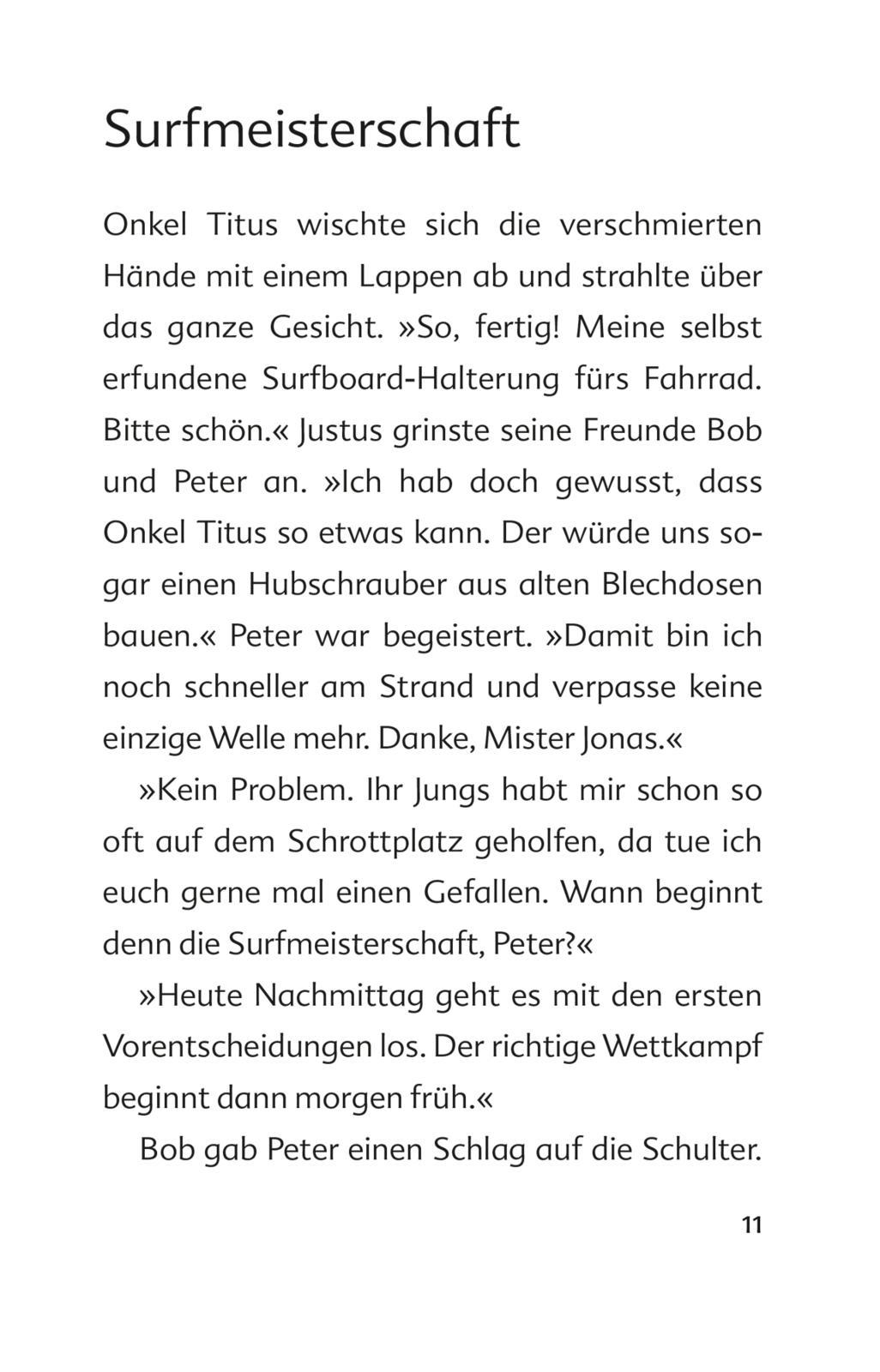 Beispielinhalt (Bild) Die drei ??? Kids: Strand der Gefahren - Dreifachband