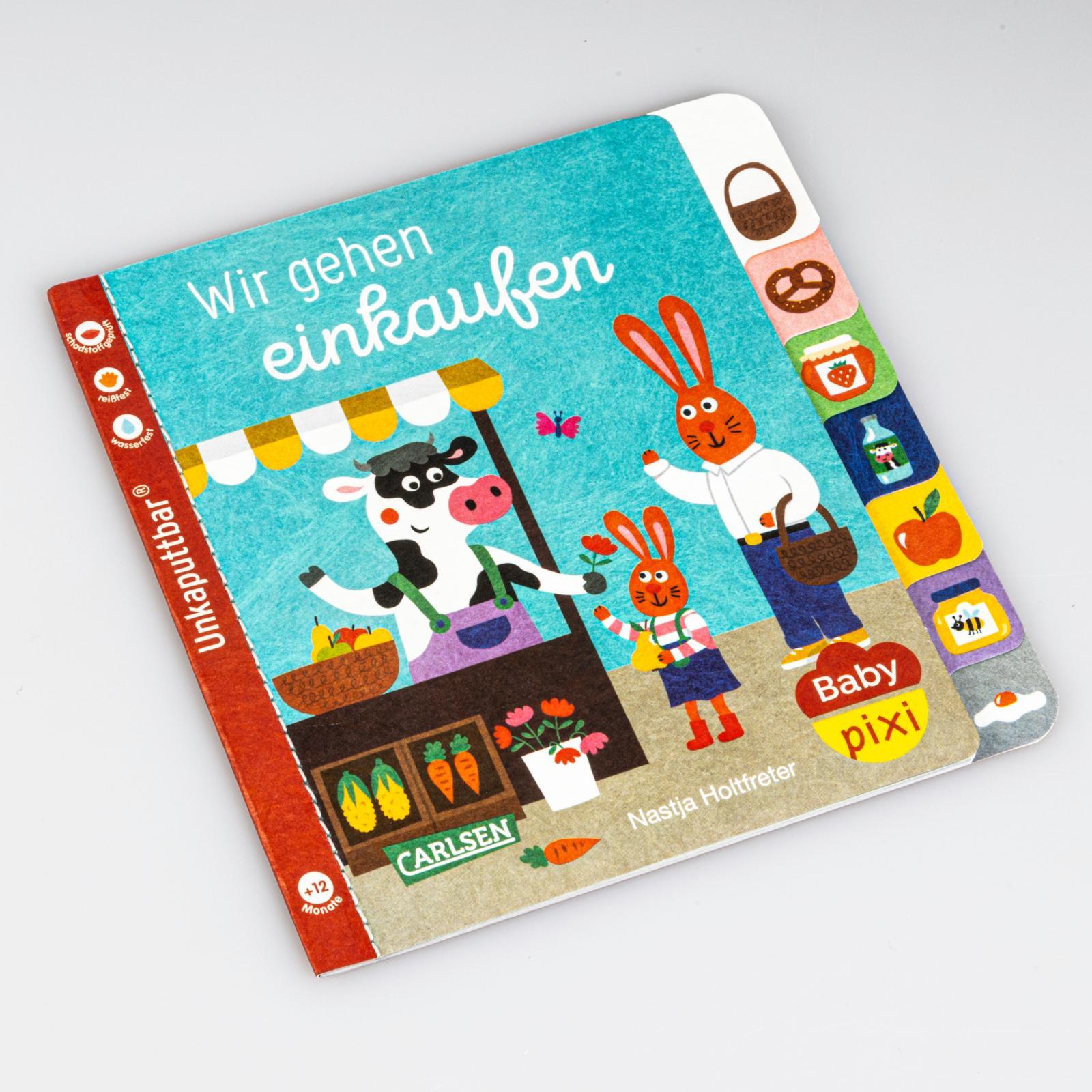 Beispielinhalt (Bild) Baby Pixi (unkaputtbar) 148: Wir gehen einkaufen