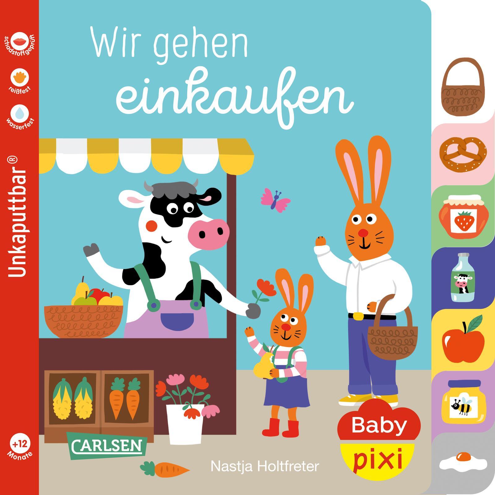 Vorderes Coverbild Baby Pixi (unkaputtbar) 148: Wir gehen einkaufen