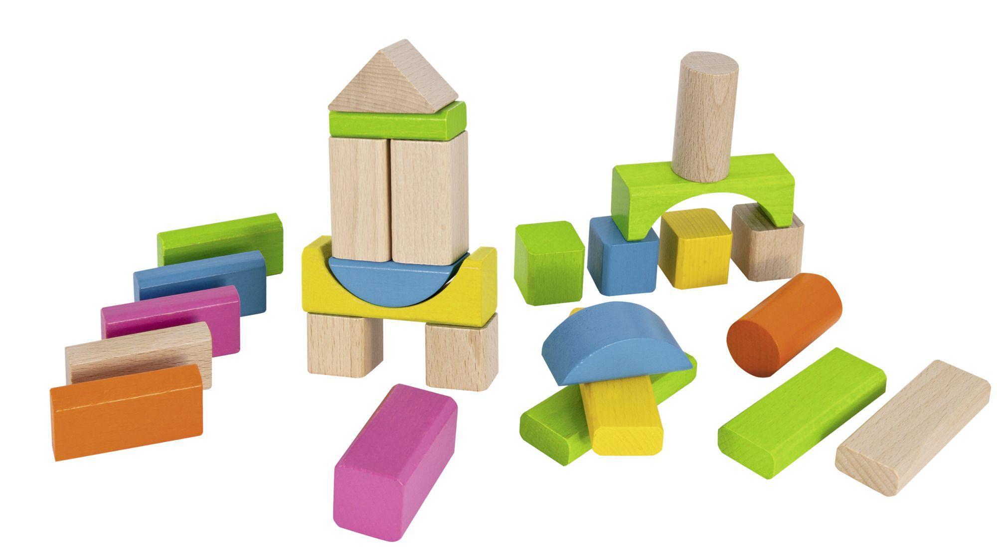 Beispielinhalt (Bild) EH Natur und Bunte Holzbausteine
