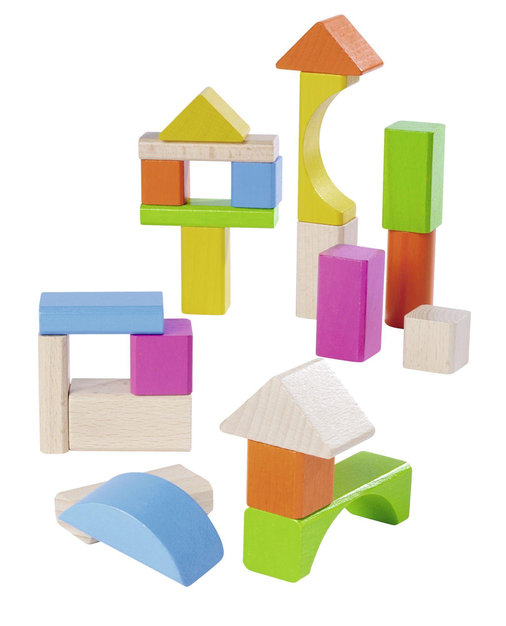 Beispielinhalt (Bild) EH Natur und Bunte Holzbausteine
