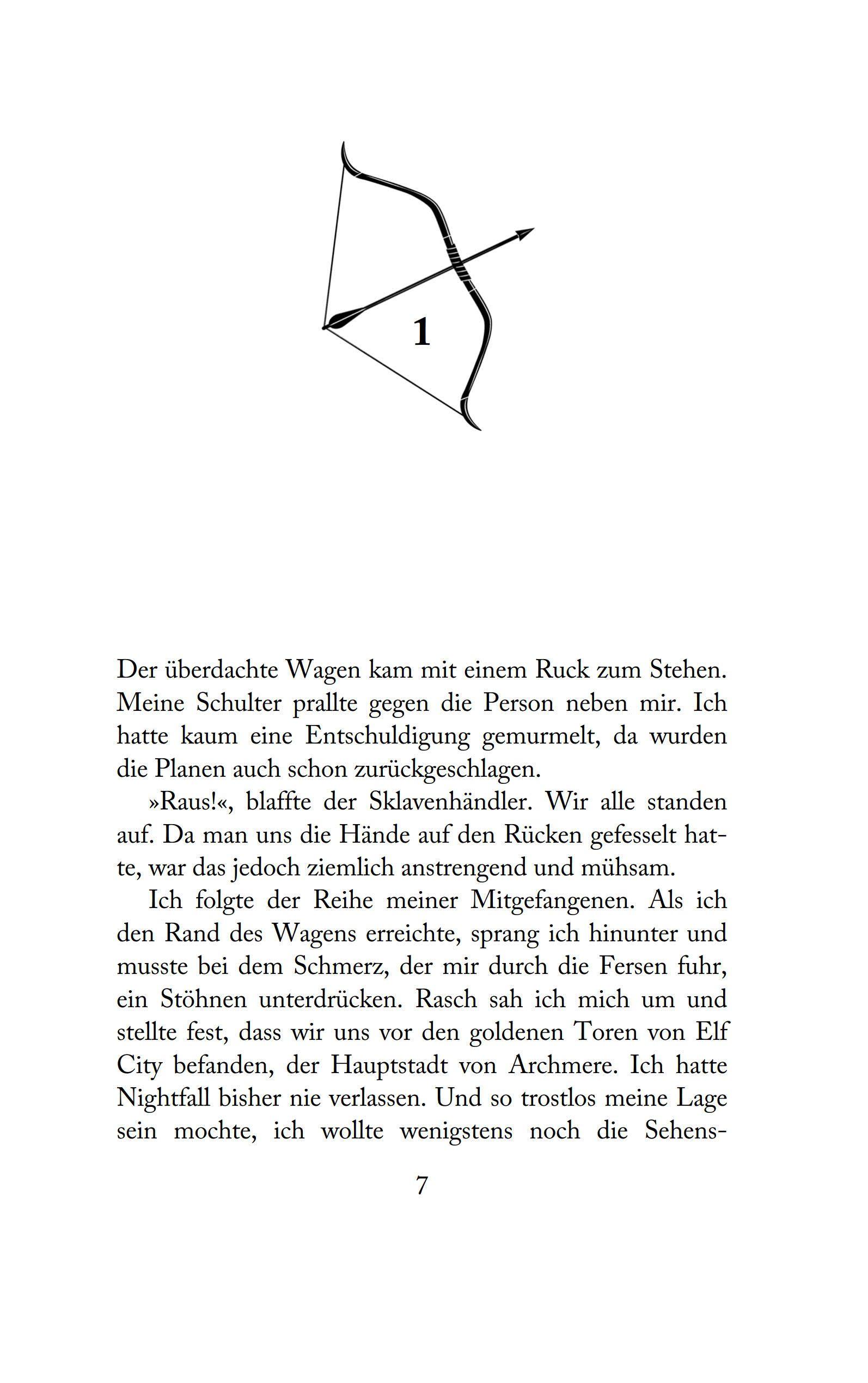 Beispielinhalt (Bild) The Broken Elf King - Die Chroniken von Avalier 2