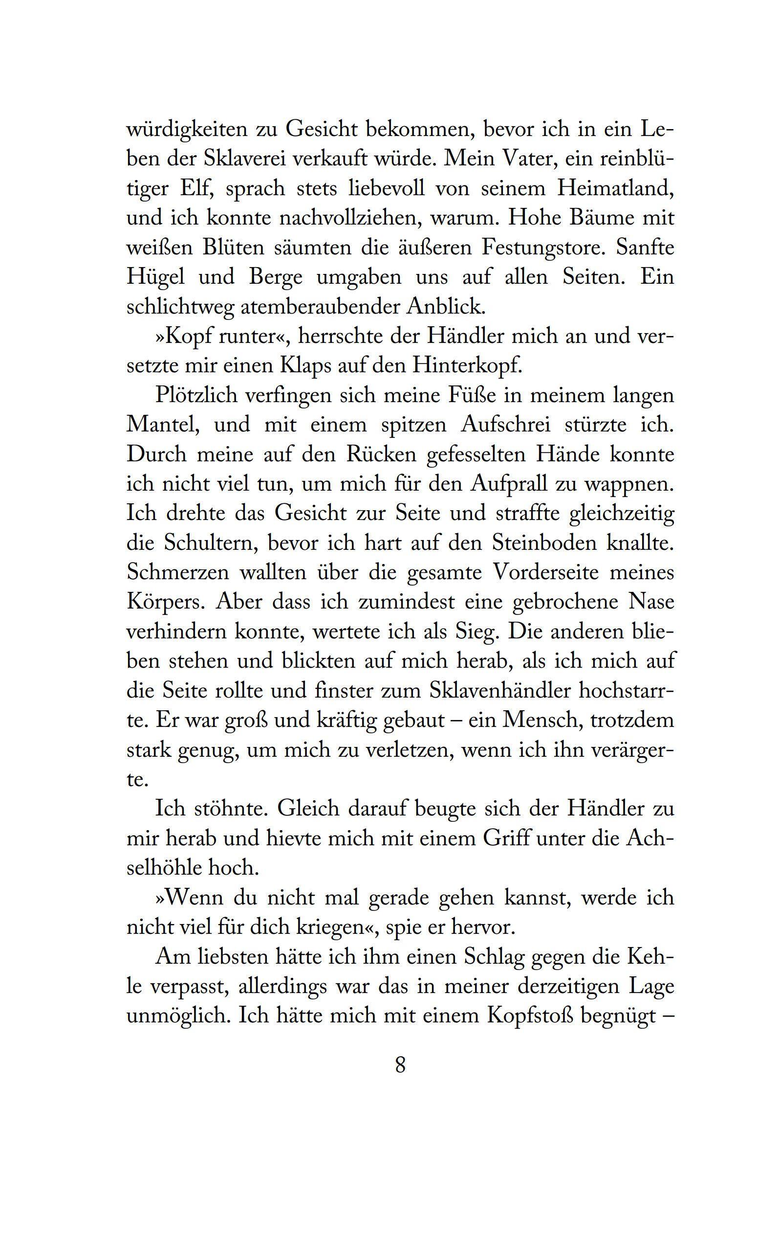 Beispielinhalt (Bild) The Broken Elf King - Die Chroniken von Avalier 2