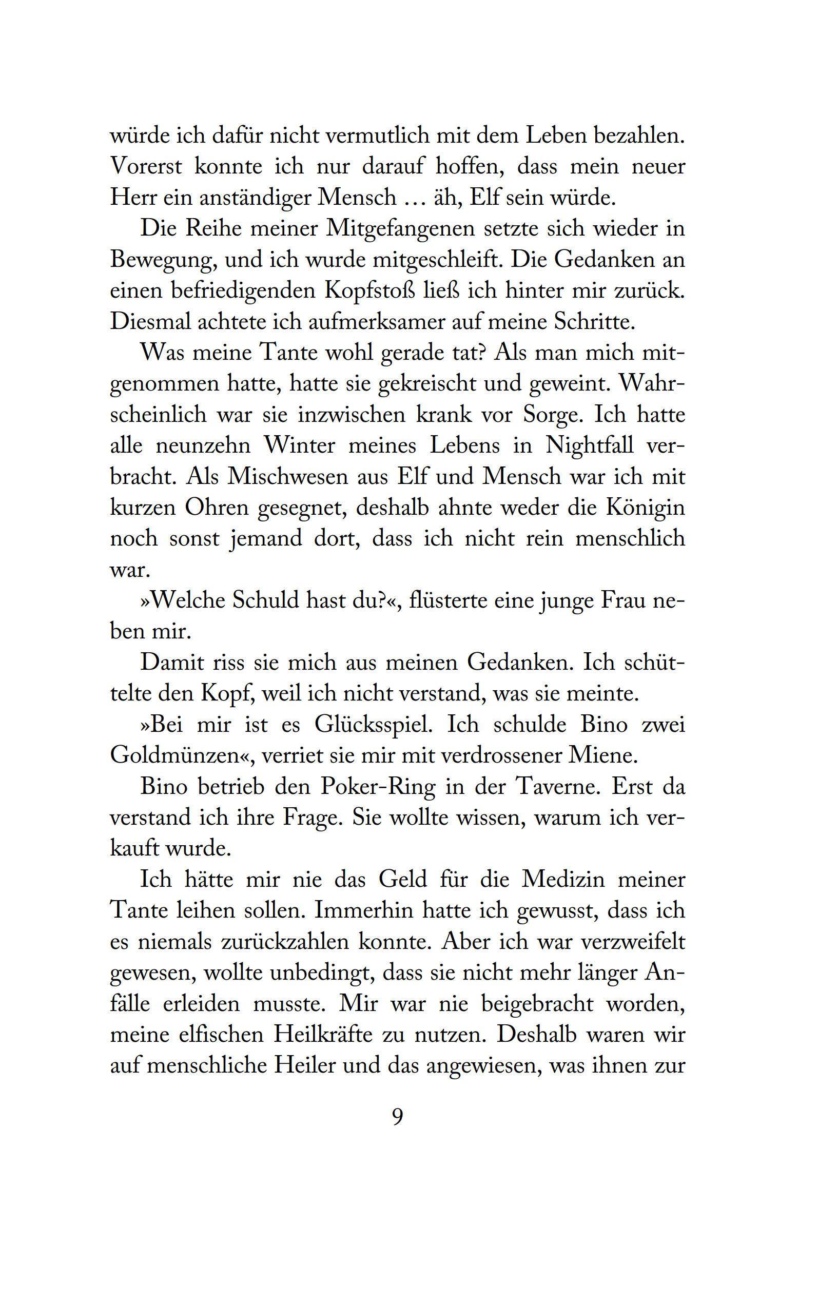 Beispielinhalt (Bild) The Broken Elf King - Die Chroniken von Avalier 2